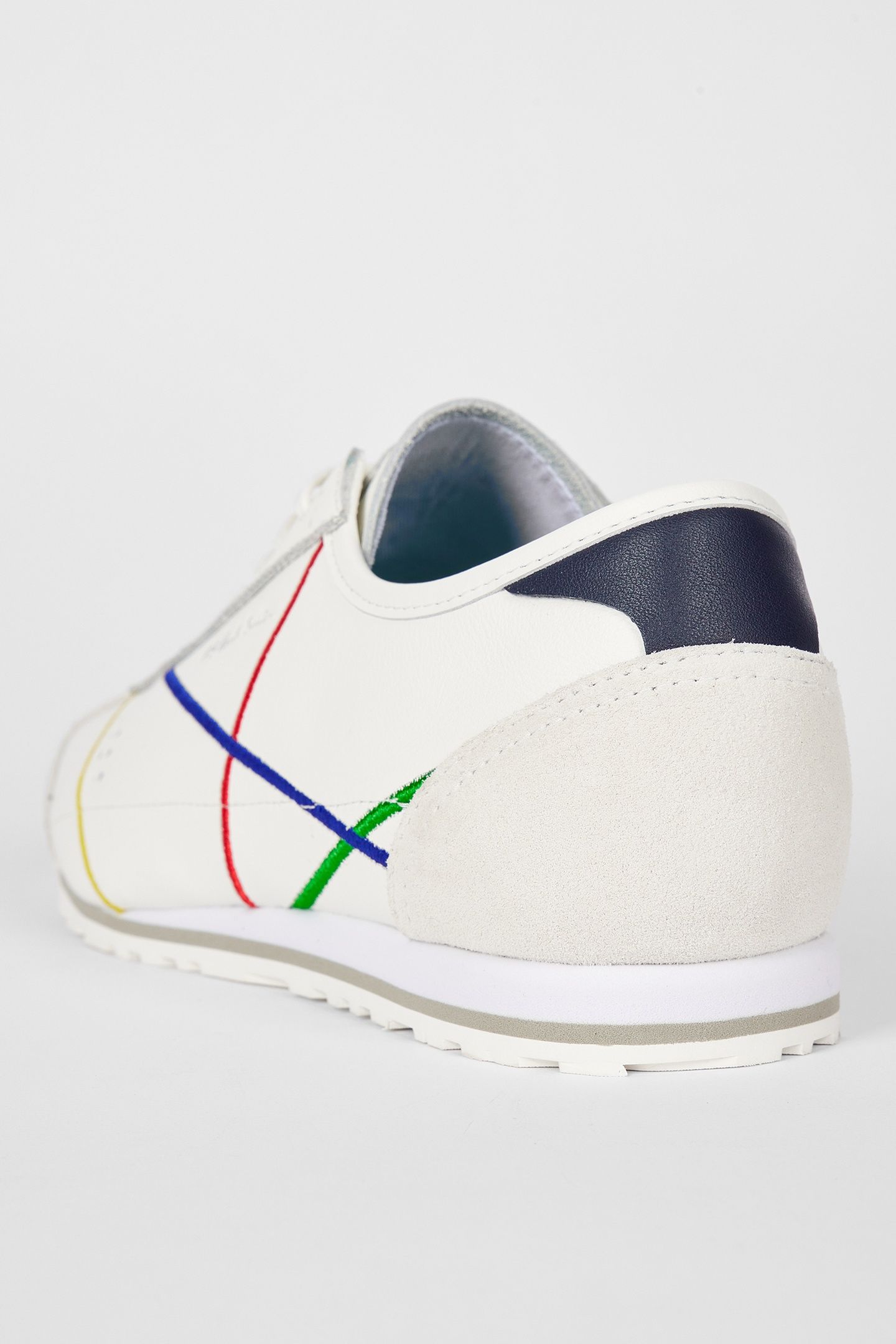 MENS SHOE MESTRE WHITE EMBROIDERY WHITE 6