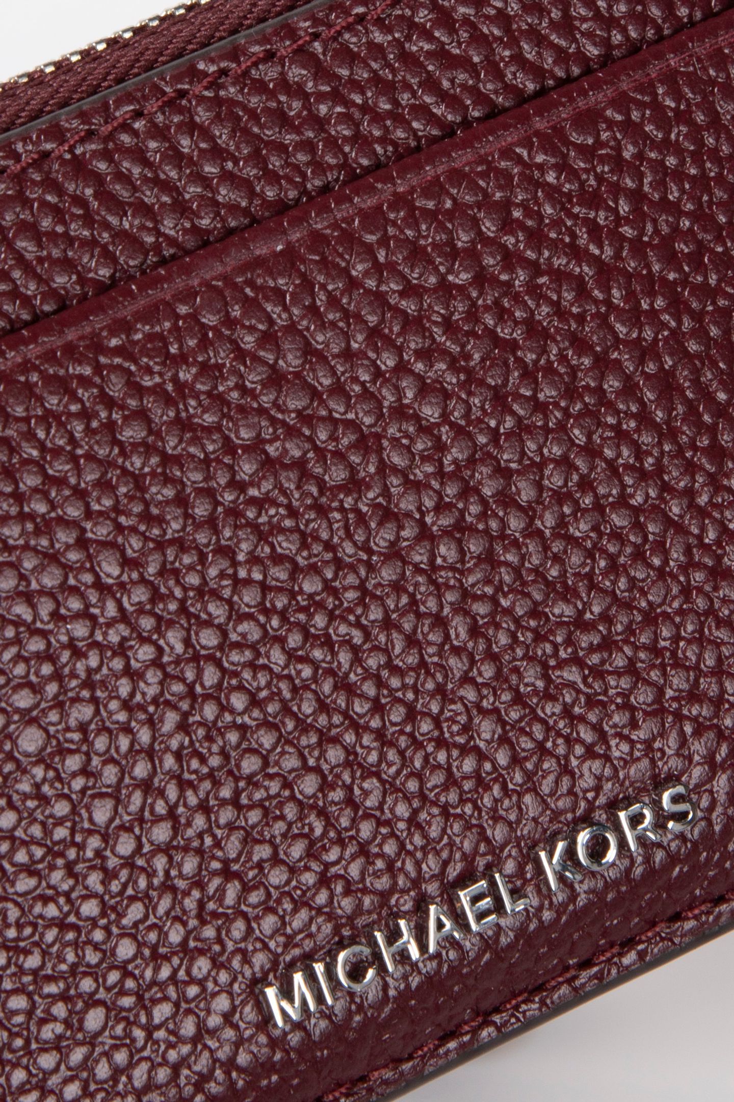 SMALL ZIP KEY CARD CASE OXBLOOD 4