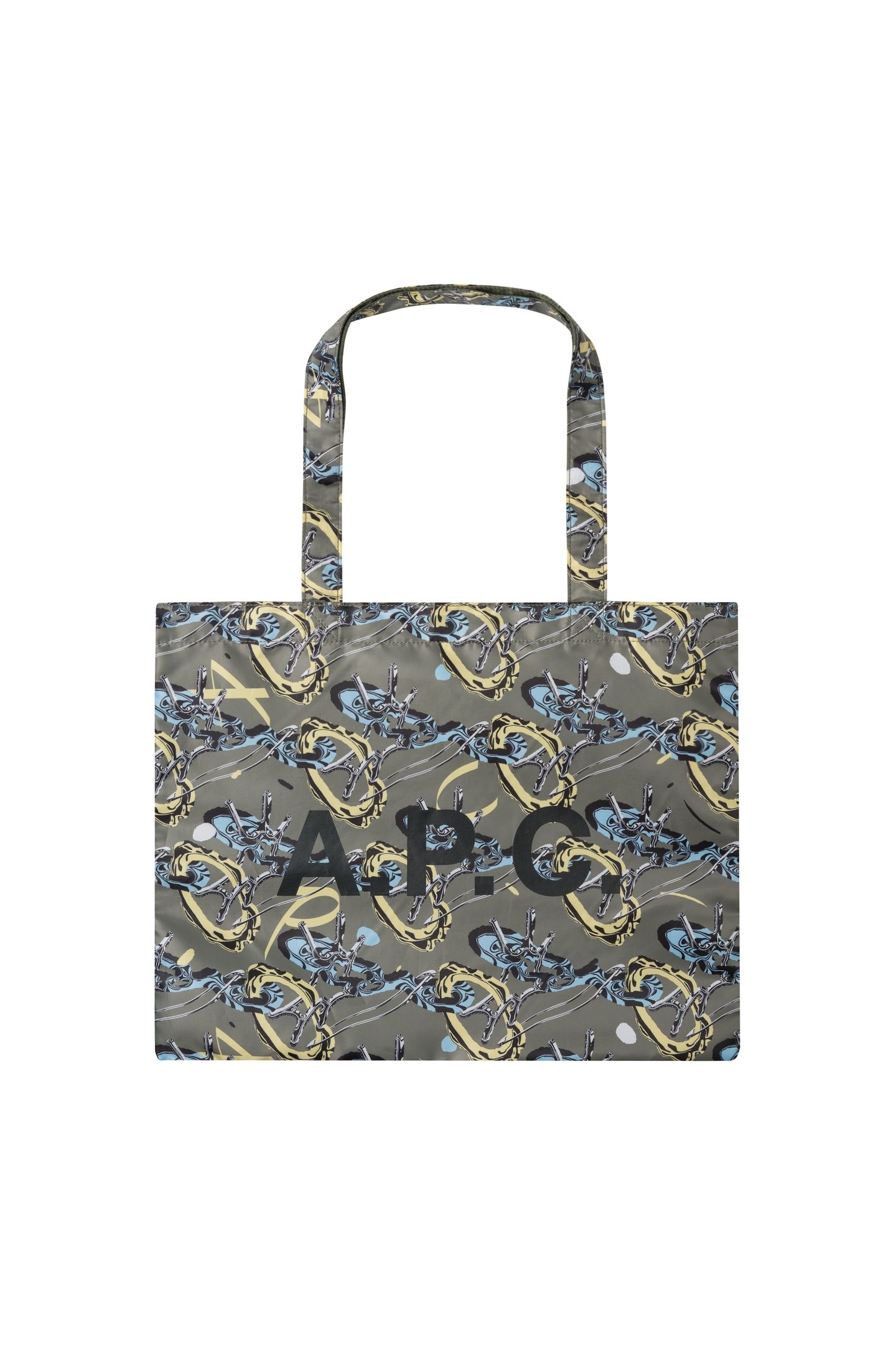 UNISEX SHOPPING BAG DIANE REVERSIBLE GREEN 1