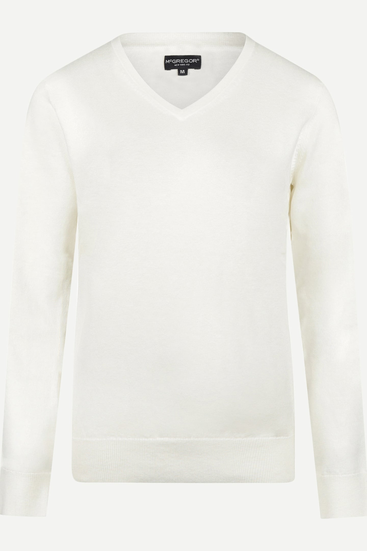 V-NECK SWEATER OFF WHITE 4