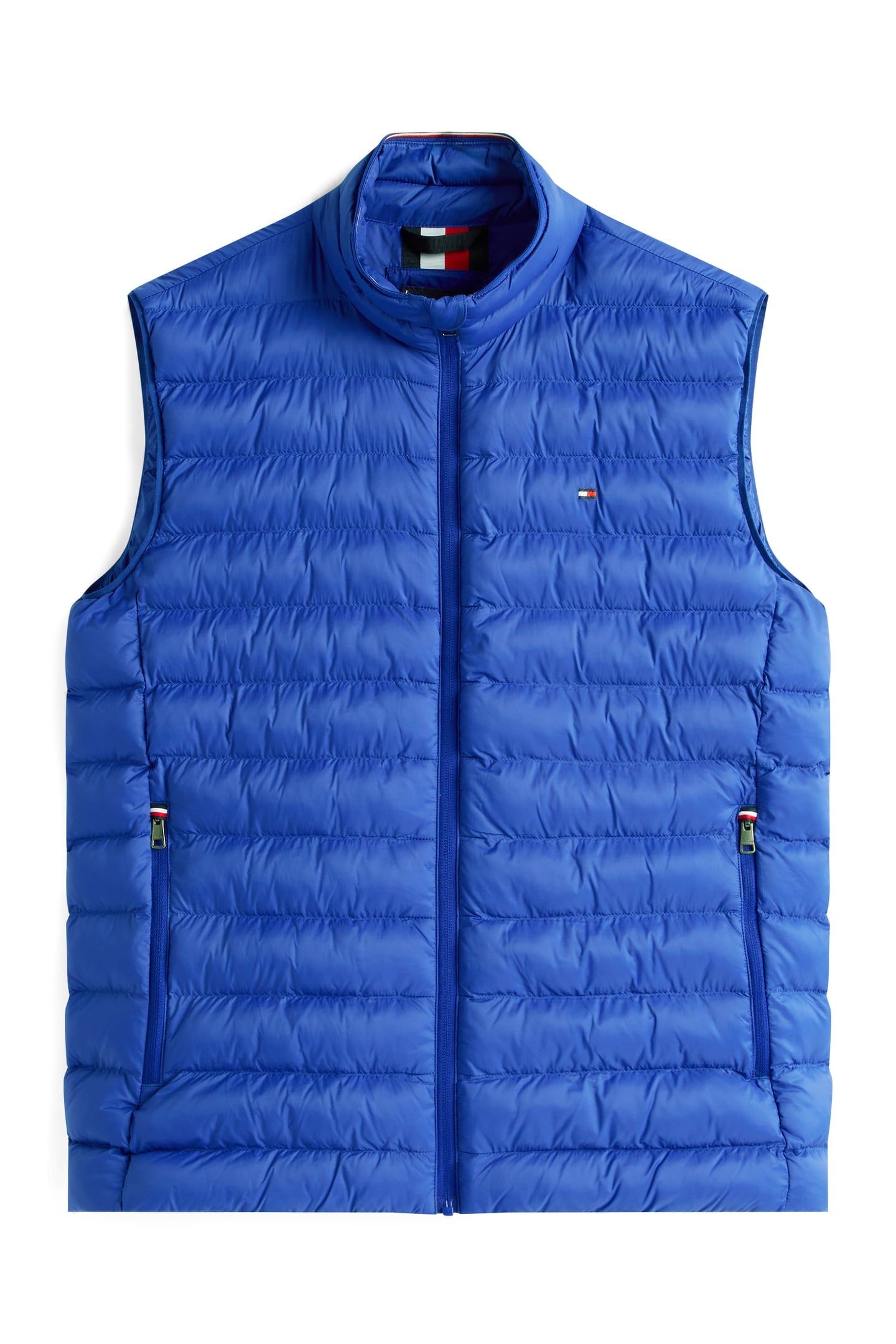 PACKABLE RECYCLED VEST WEDGE BLUE 4