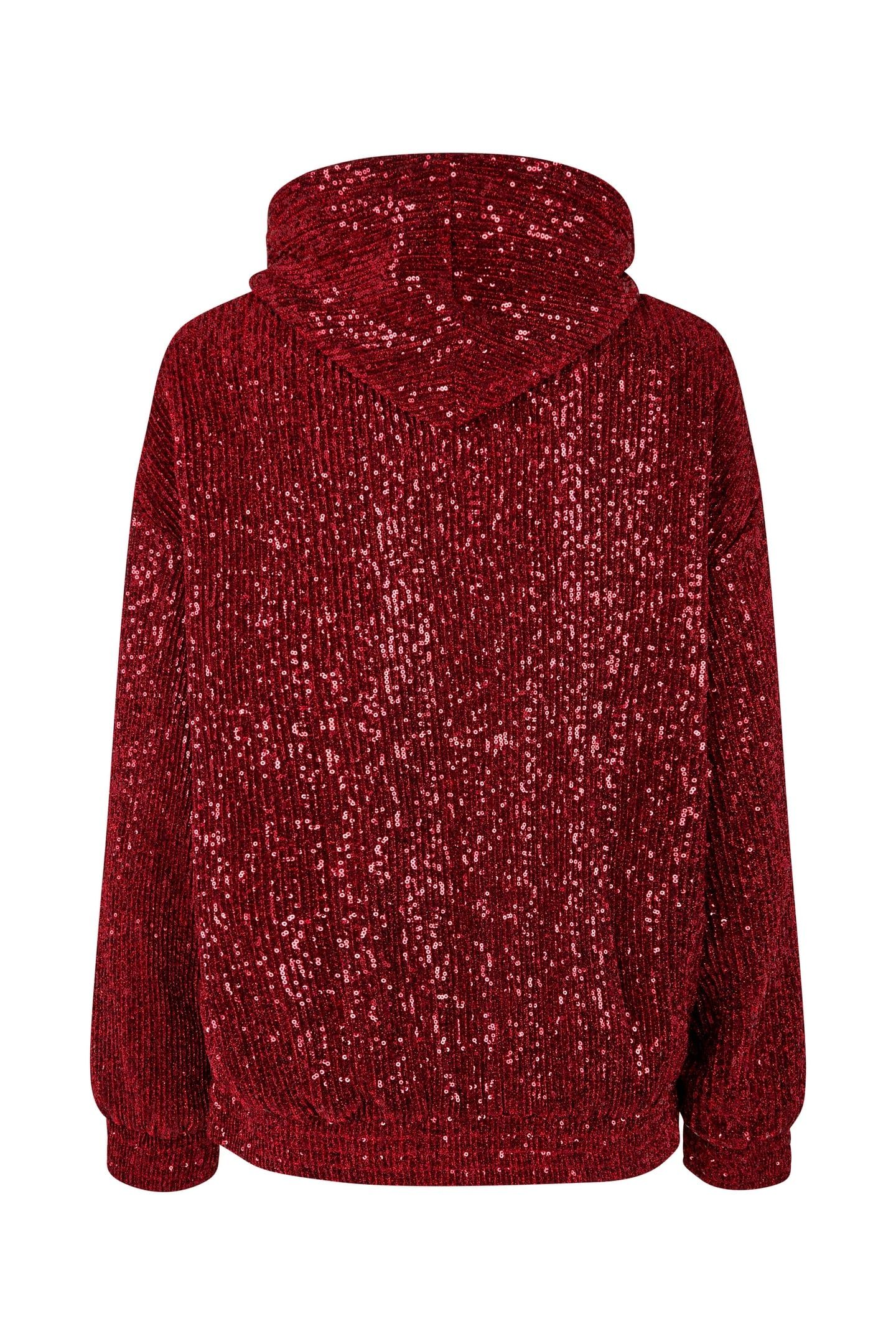 OVERSIZE HOODIE BORDEAUX 4