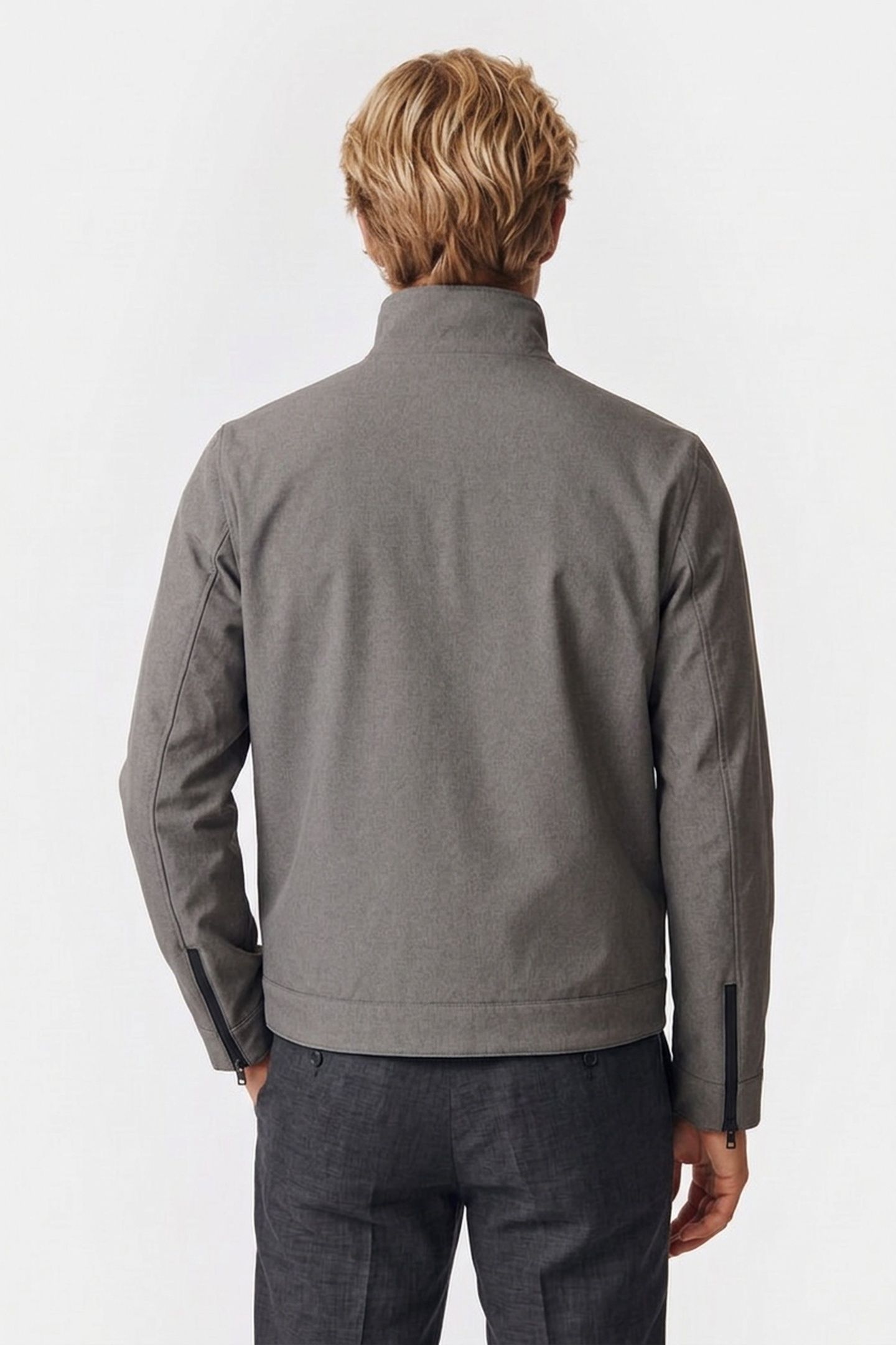 SOFTSHELL JACKET HEATHER GREY 2