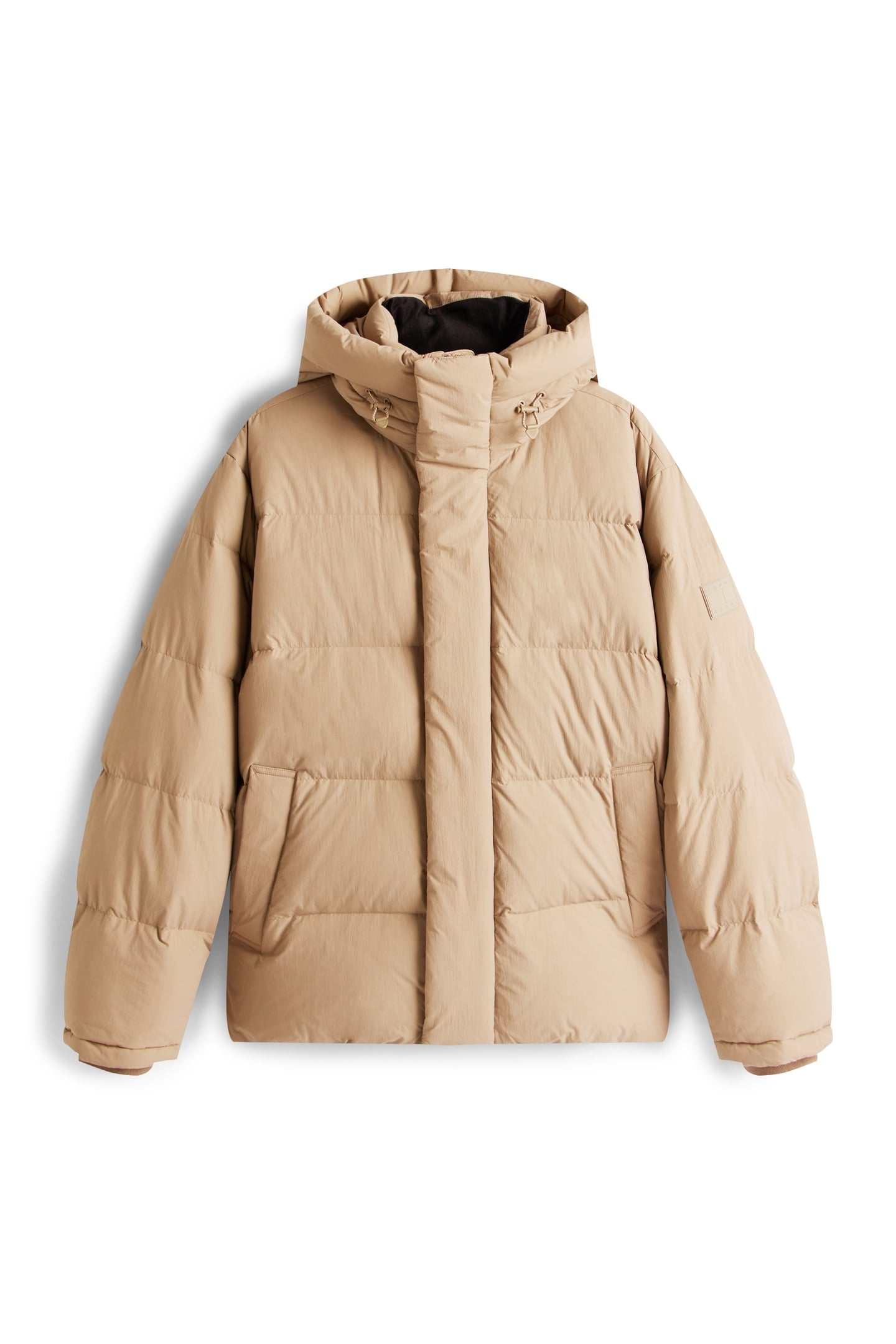 TJM HOODED DOWN PUFFER COASTAL TAUPE 4