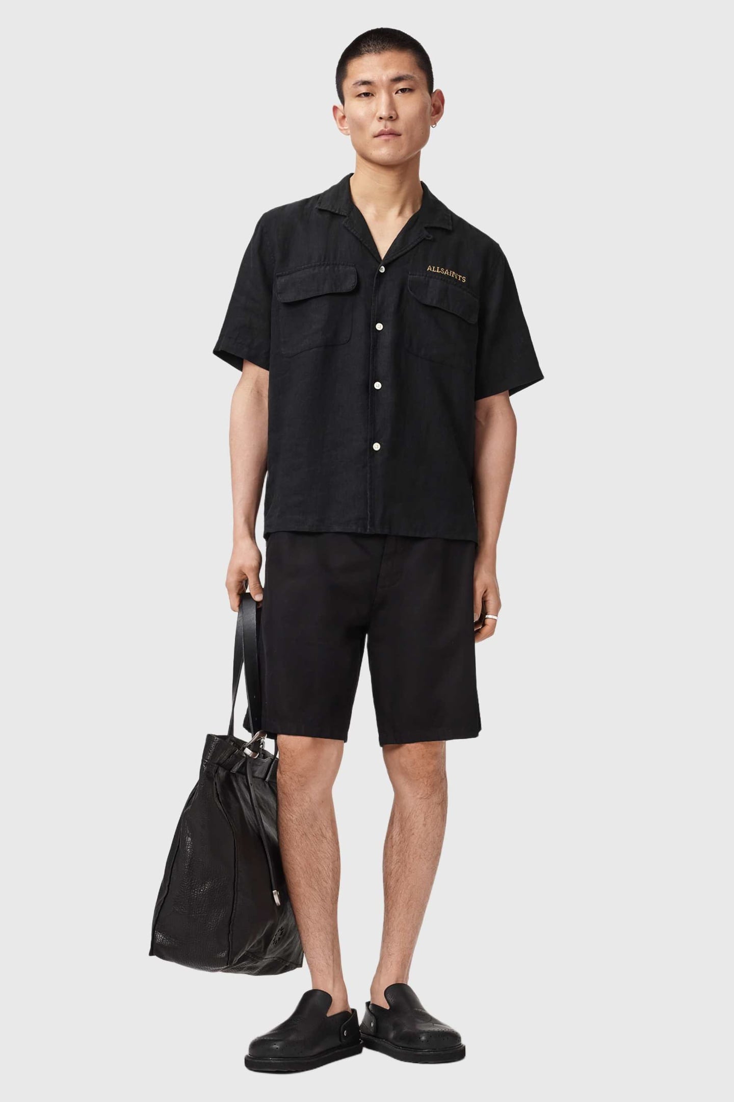 DUNLOE SS SHIRT JET BLACK 5