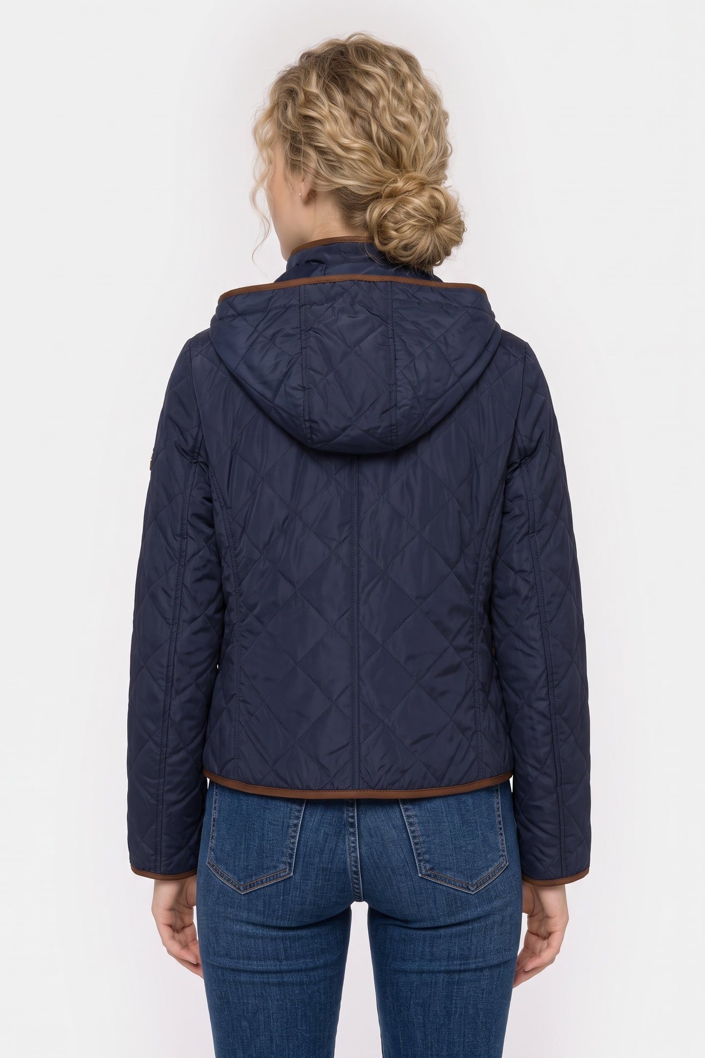 QUILTED HOODED JACKET MIDNIGHT 2