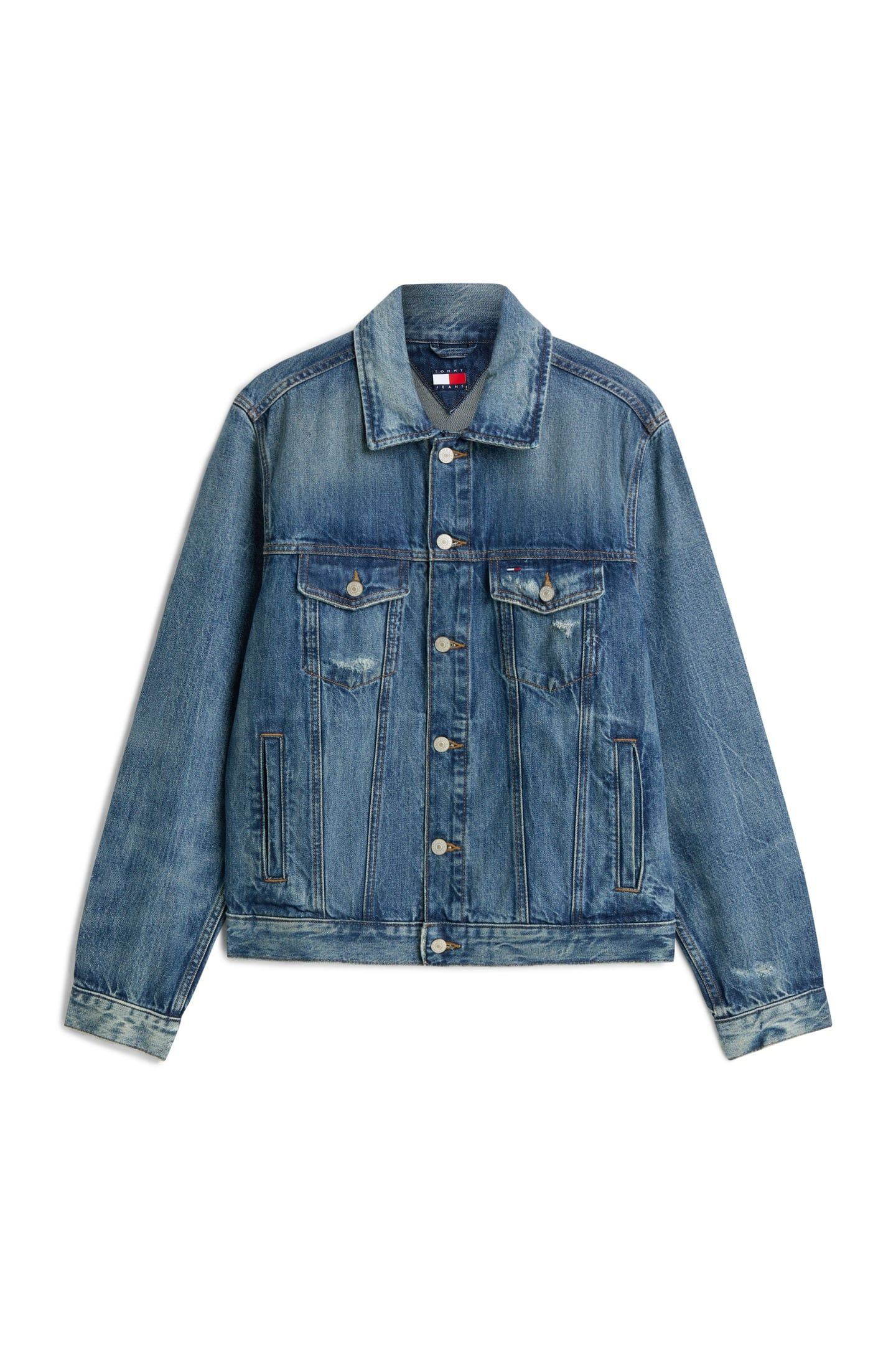 RYAN REGULAR TRUCKER JACKET DENIM DARK 4