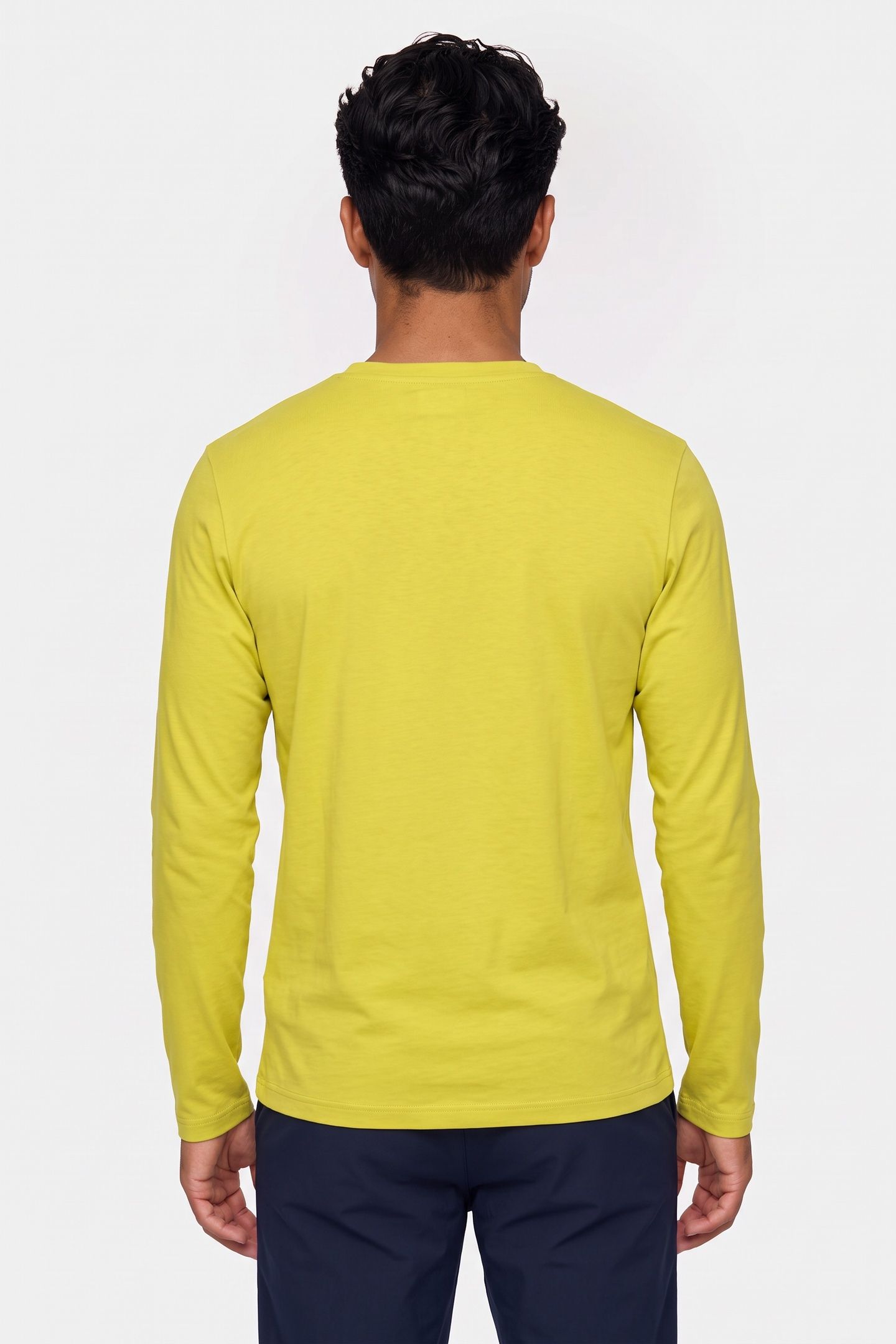 VONNAN T-SHIRT LONG SLEEVE CHARTREUSE 2