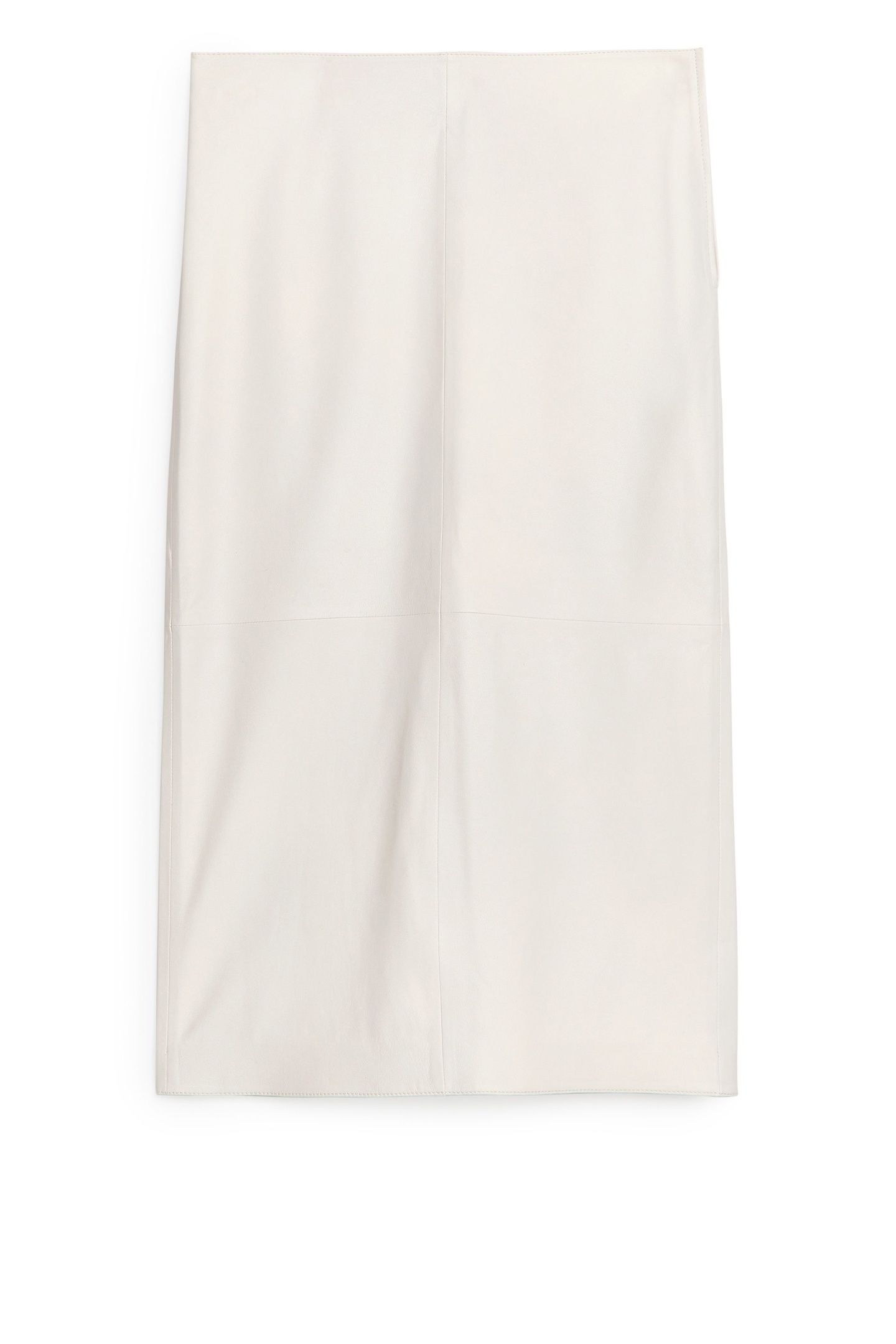 JUS LEATHER SKIRT WHITE 3