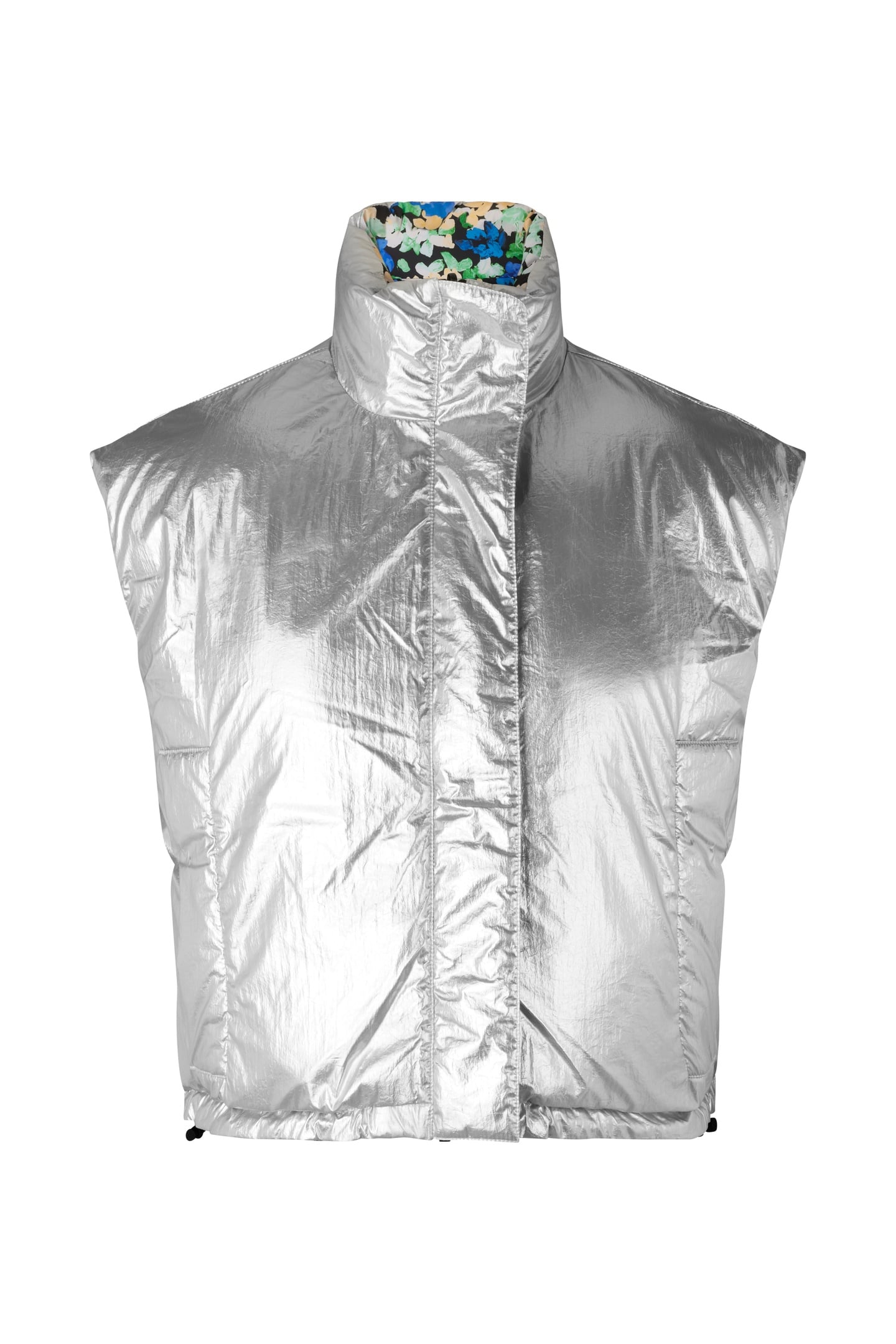ELIZA PADDED OUTERWEAR FLORAL POINTILLISM 5
