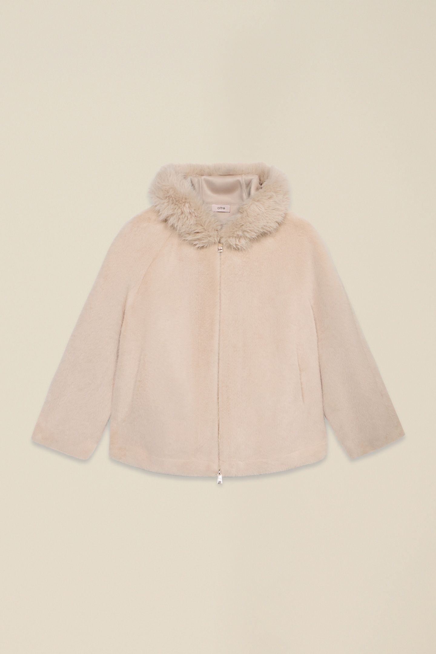 SHORT PARKA WITH HOOD WHITE 4