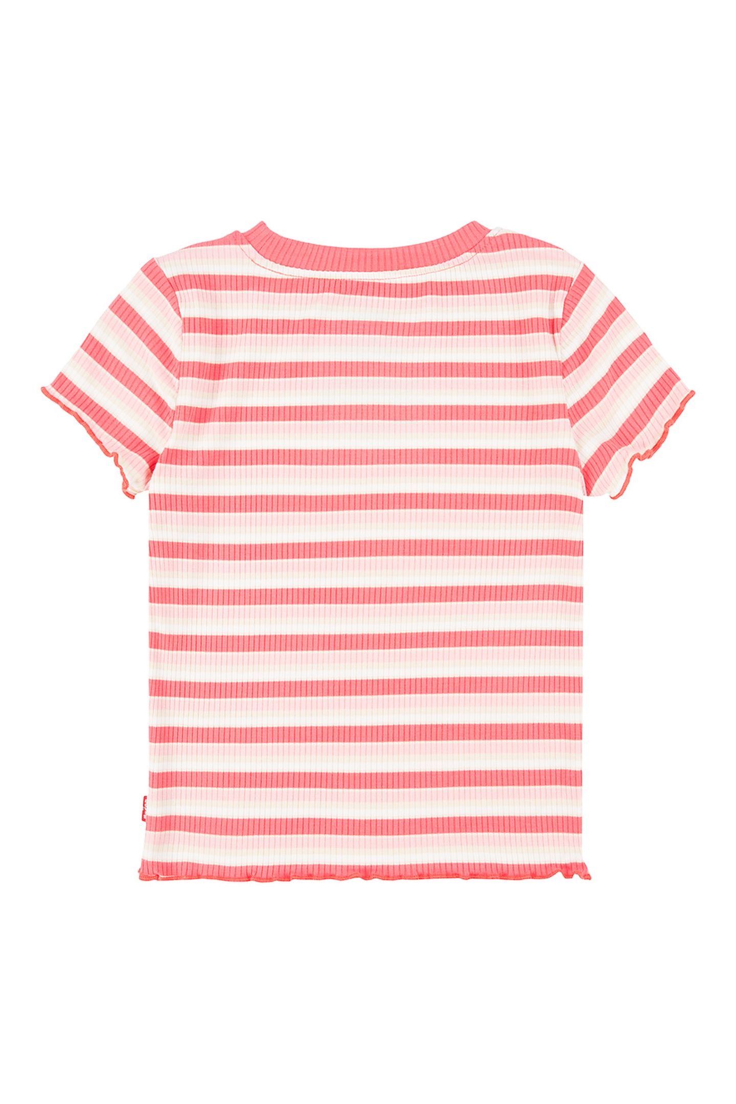 GIRLS SS STRIPED MEET & GREET TOP ROSE OF SHARON 2