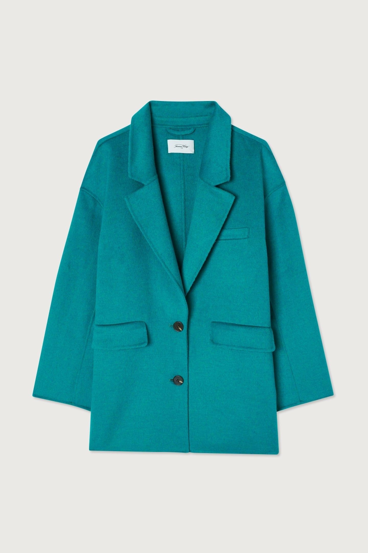 DADOULOVE-C COAT BLEU CANARD CHINE 3