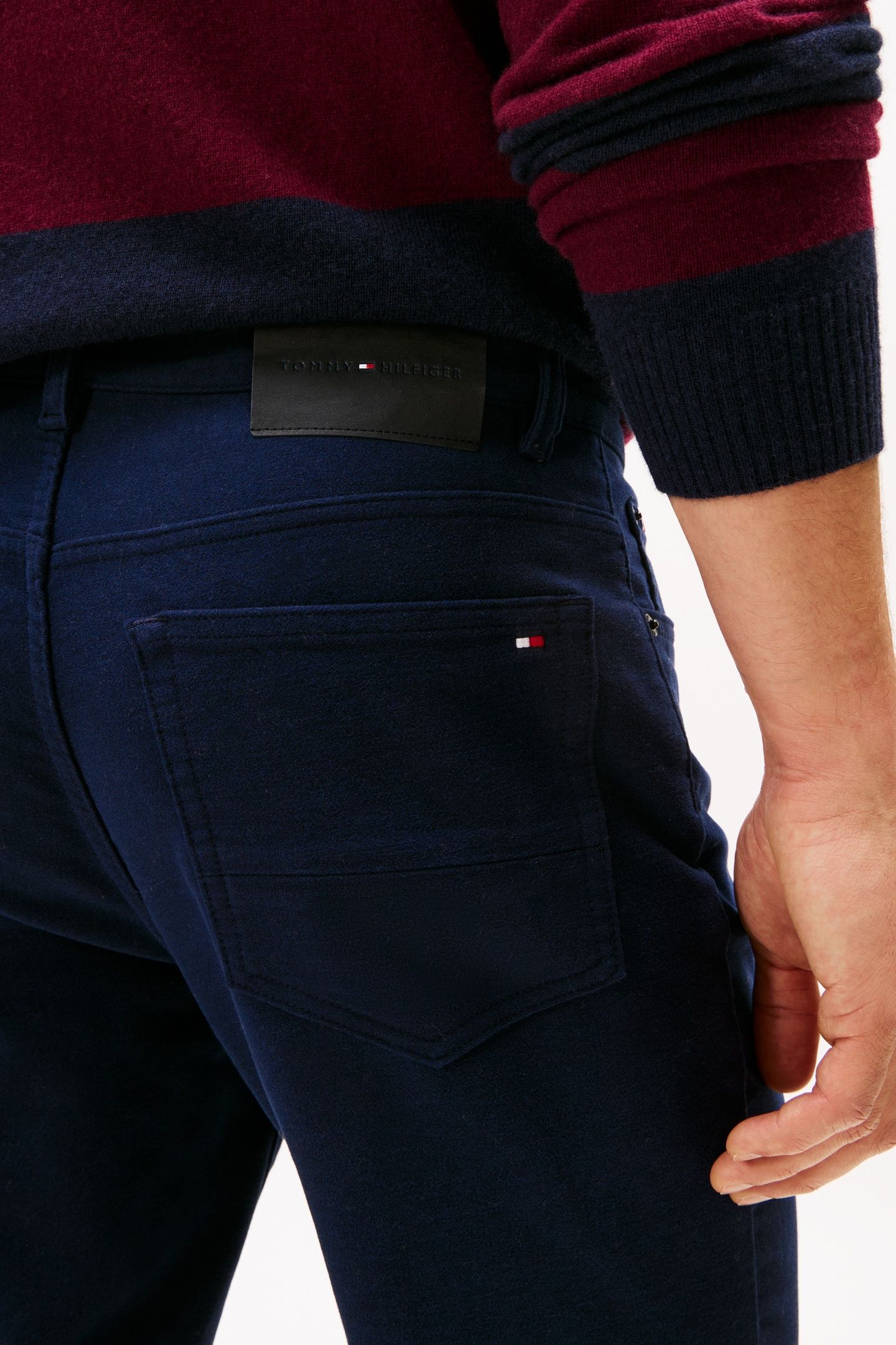 DENTON 5PKT MOLESKIN DARK NIGHT NAVY 5