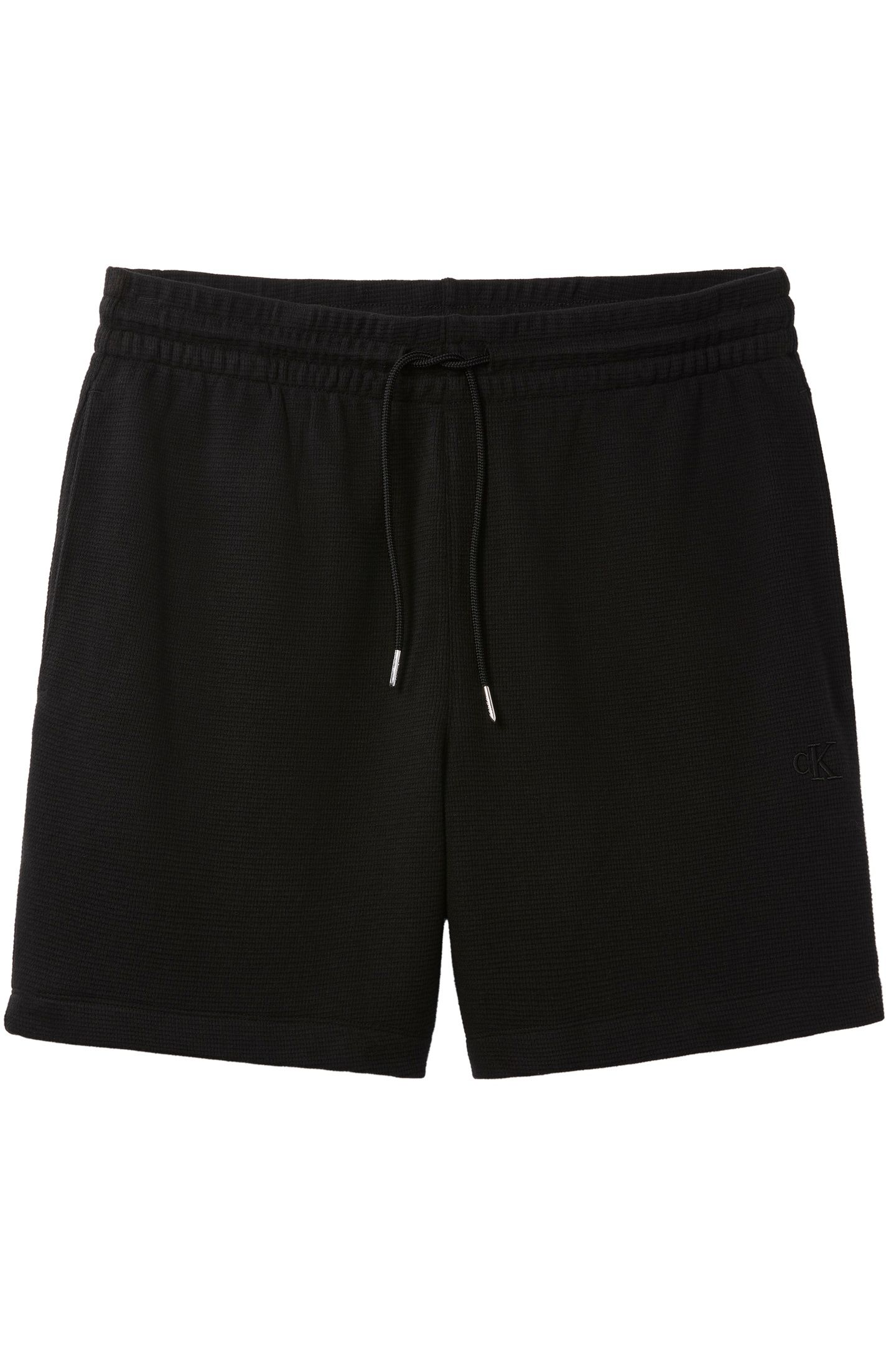 HD COTTON WAFFLE SHORTS BLACK 4