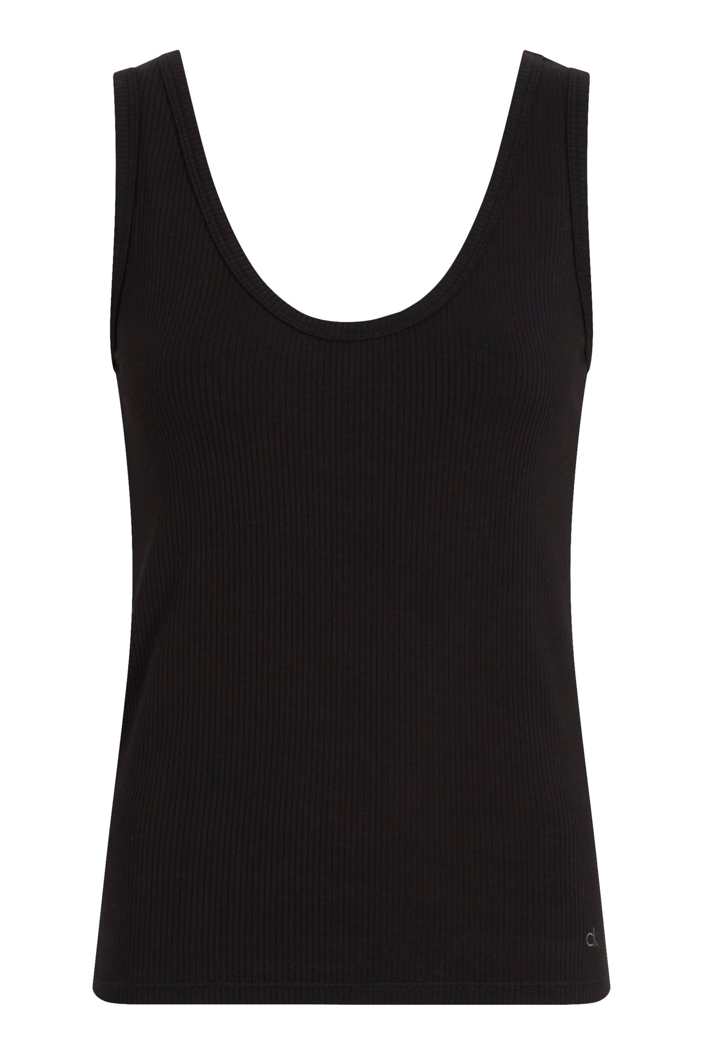 MODAL RIB TANK TOP BLACK 4