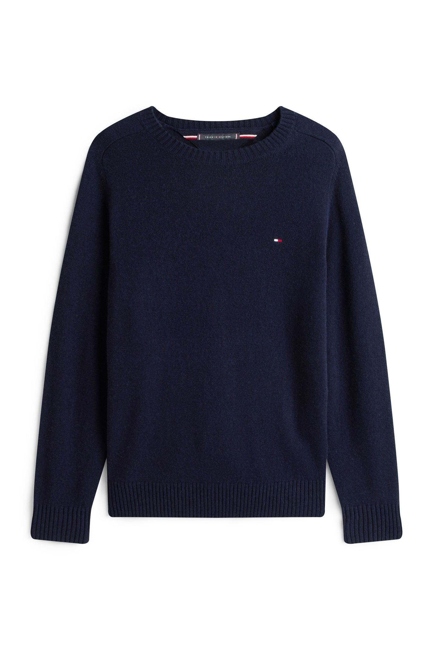 LAMBSWOOL CREW NECK NAVY BLUE 4