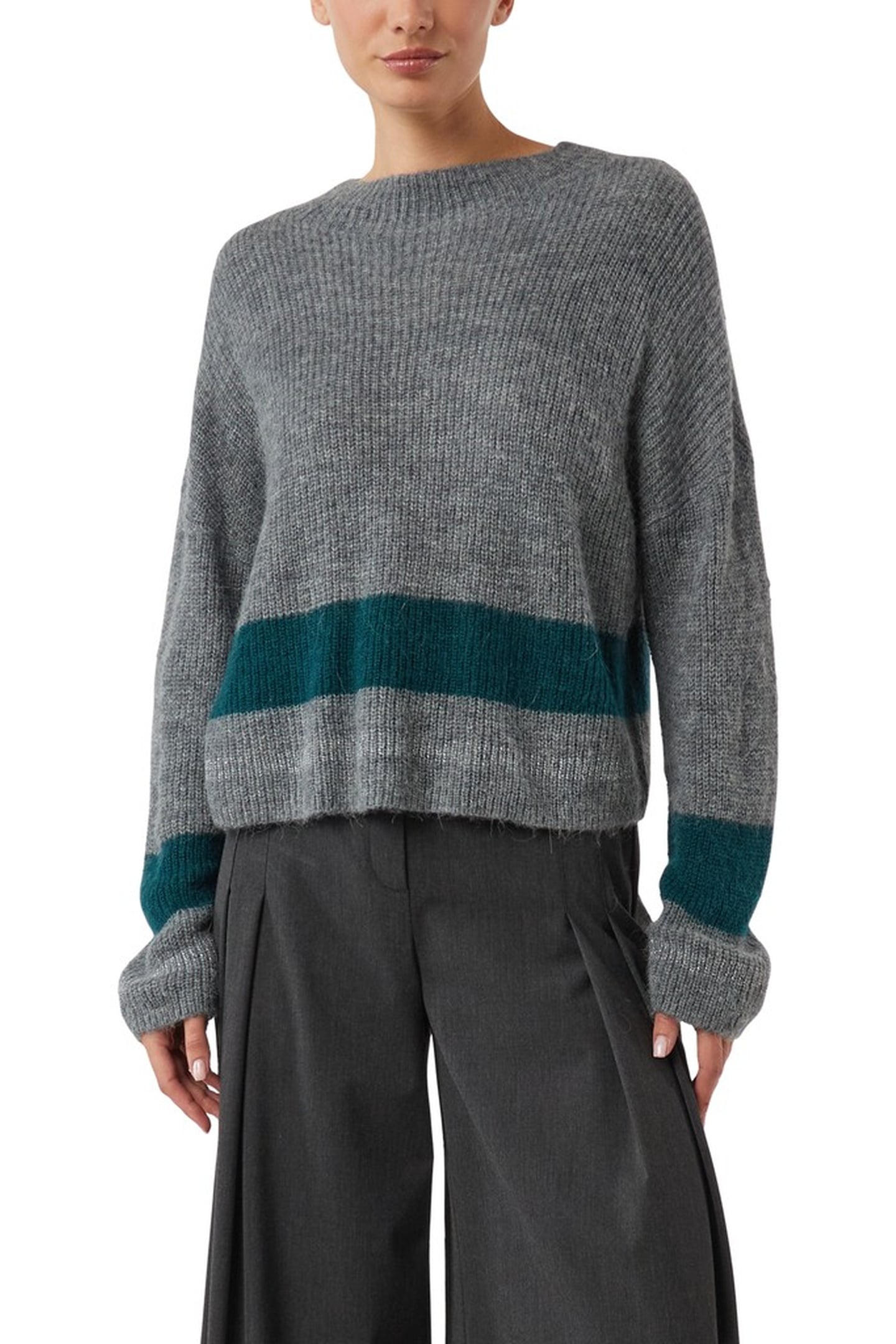 COMMA PULLOVER GREY/BLACK 1