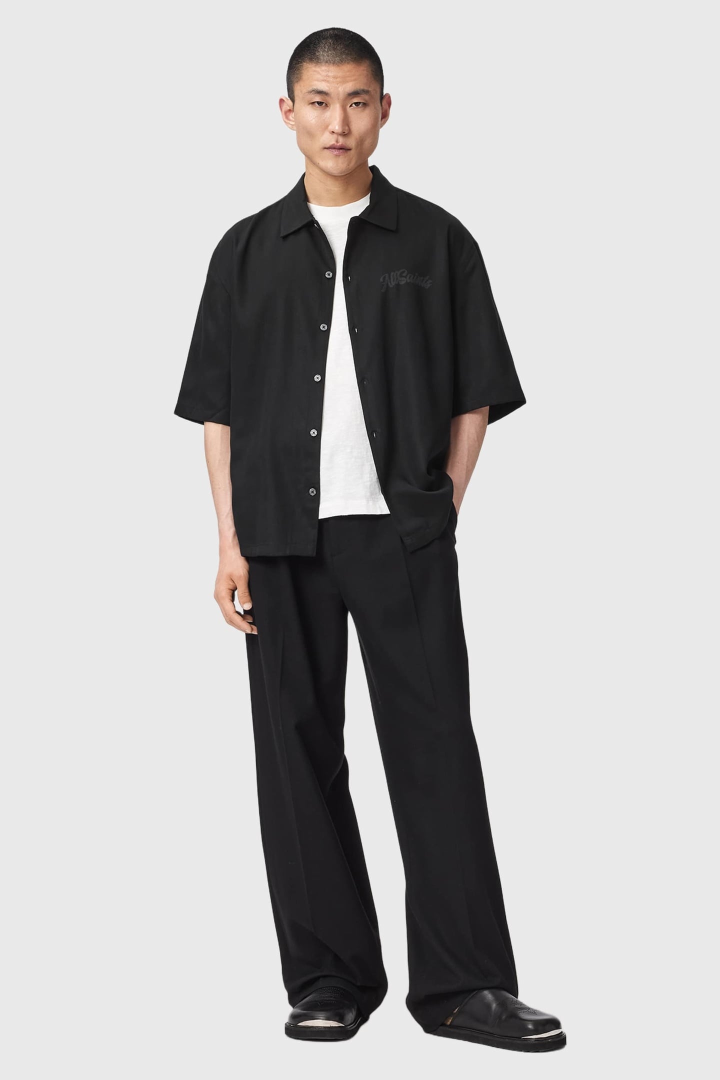 CIRCE SS SHIRT JET BLACK 5