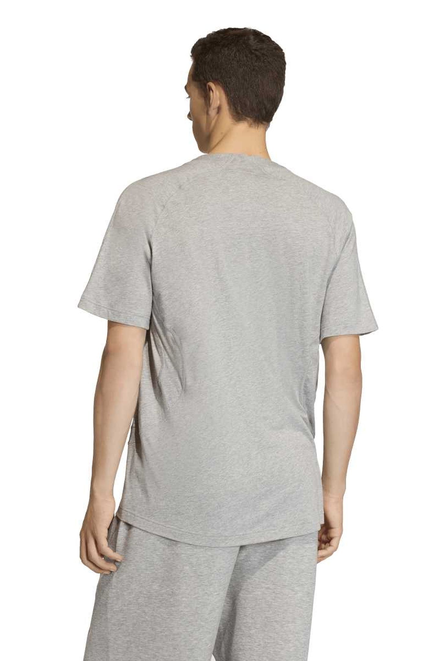 UNISEX CUTLINE CO TEE MEDIUM GREY HEATHER 2