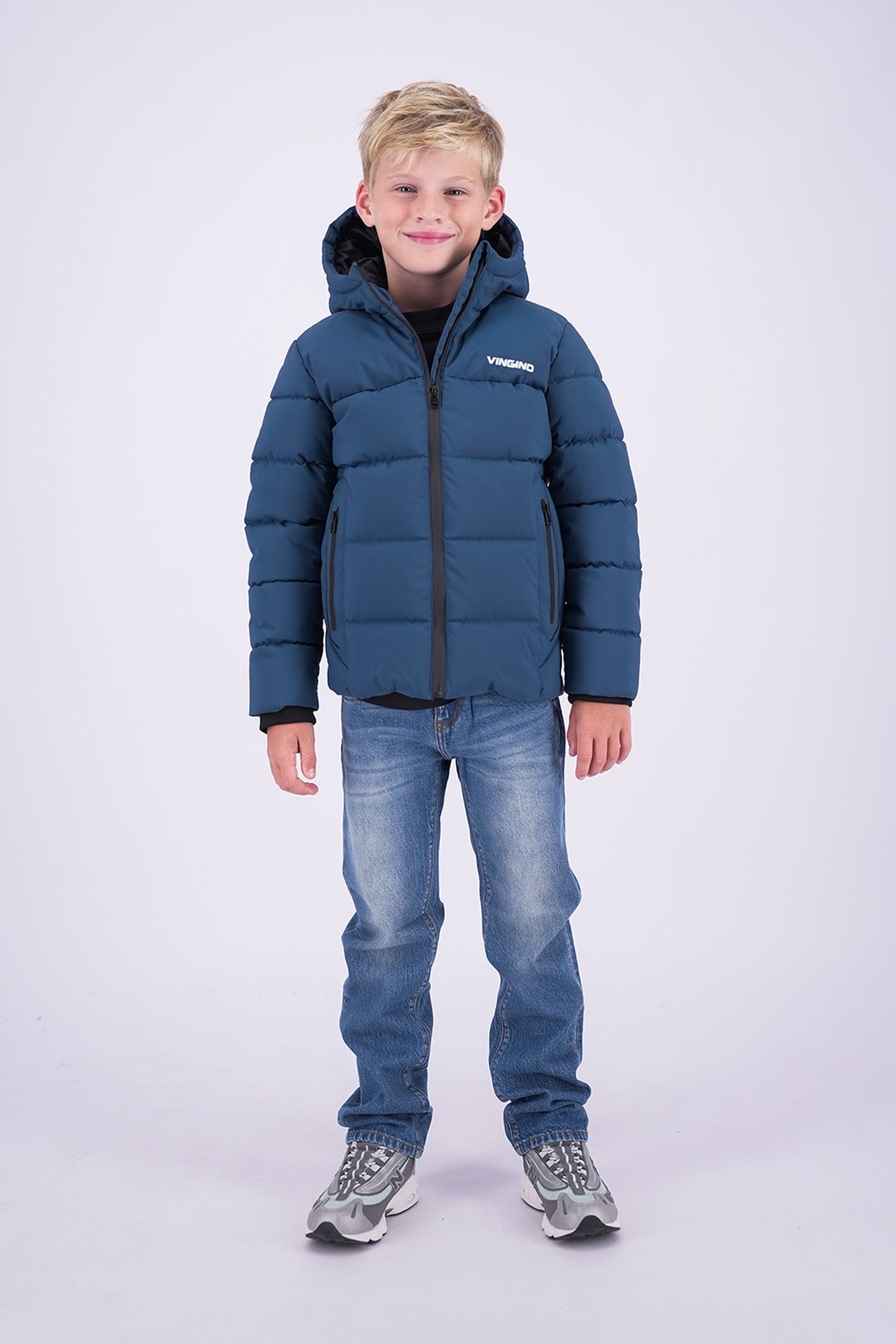 BOYS TALOM JACKET OUTDOOR DENIM BLUE 1