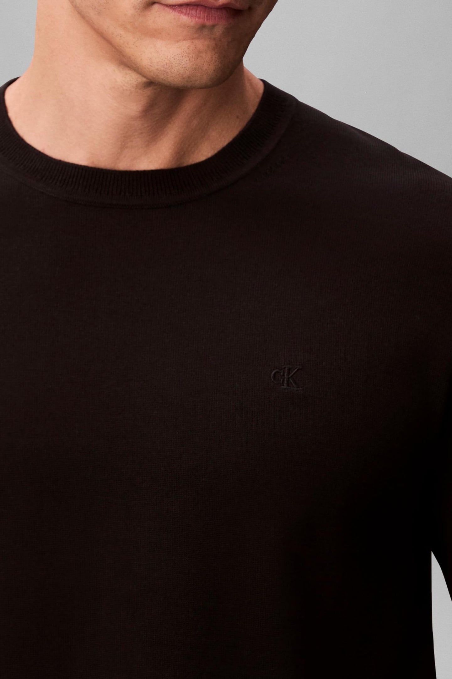 SS SUPIMA COTTON CREW BLACK 7