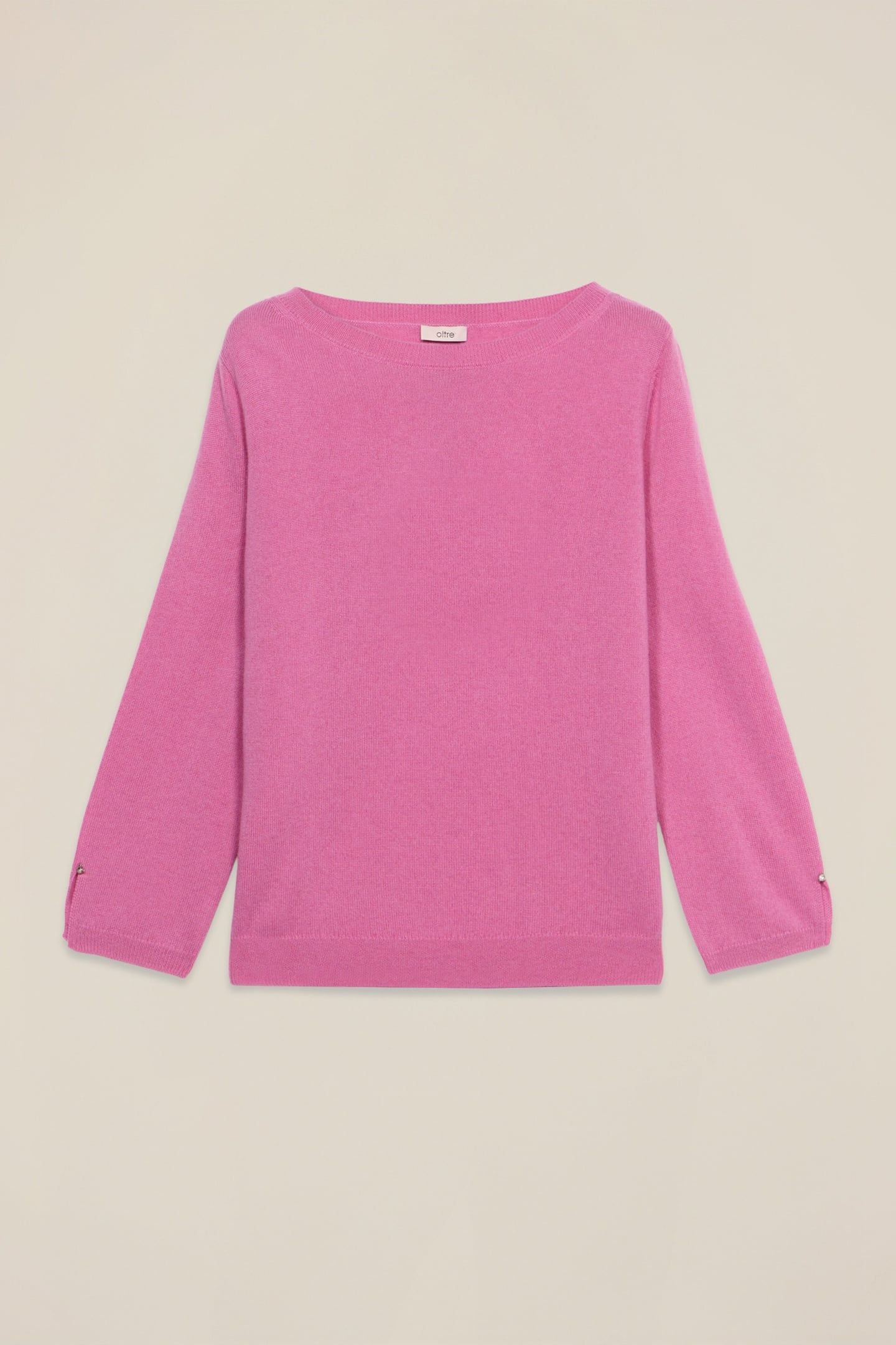 WOOL AND CASHMERE CARDIGAN WITH BUTTONS PINK 3