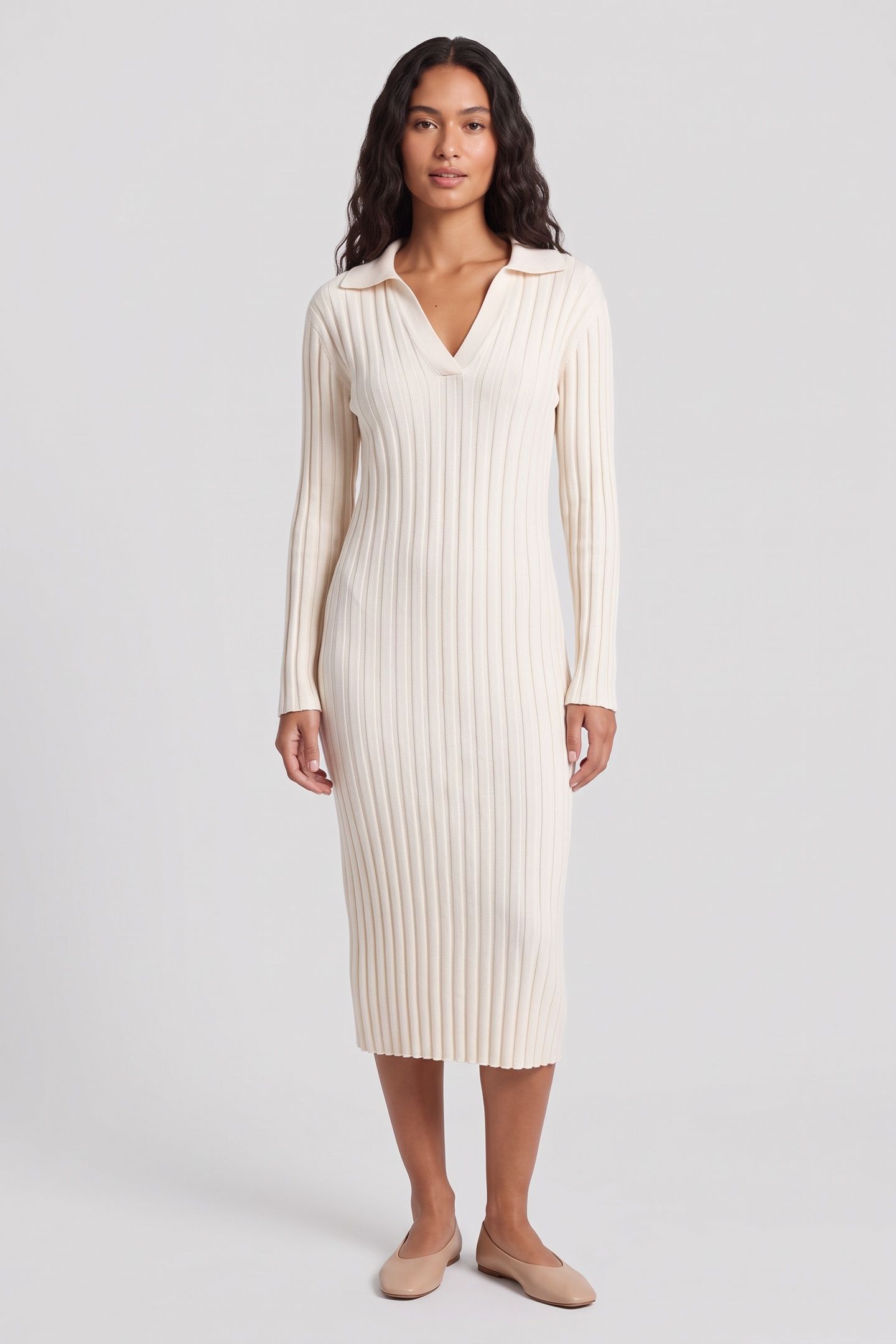 LA COSETTE DRESS BEIGE 1