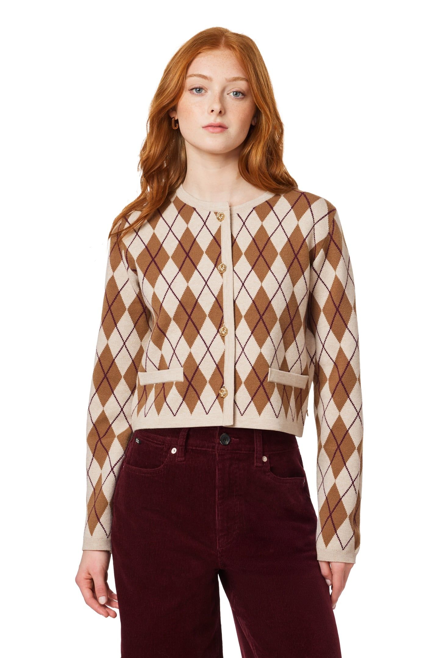 SWEATER OATMEAL HEATHER/FOT TROT 1