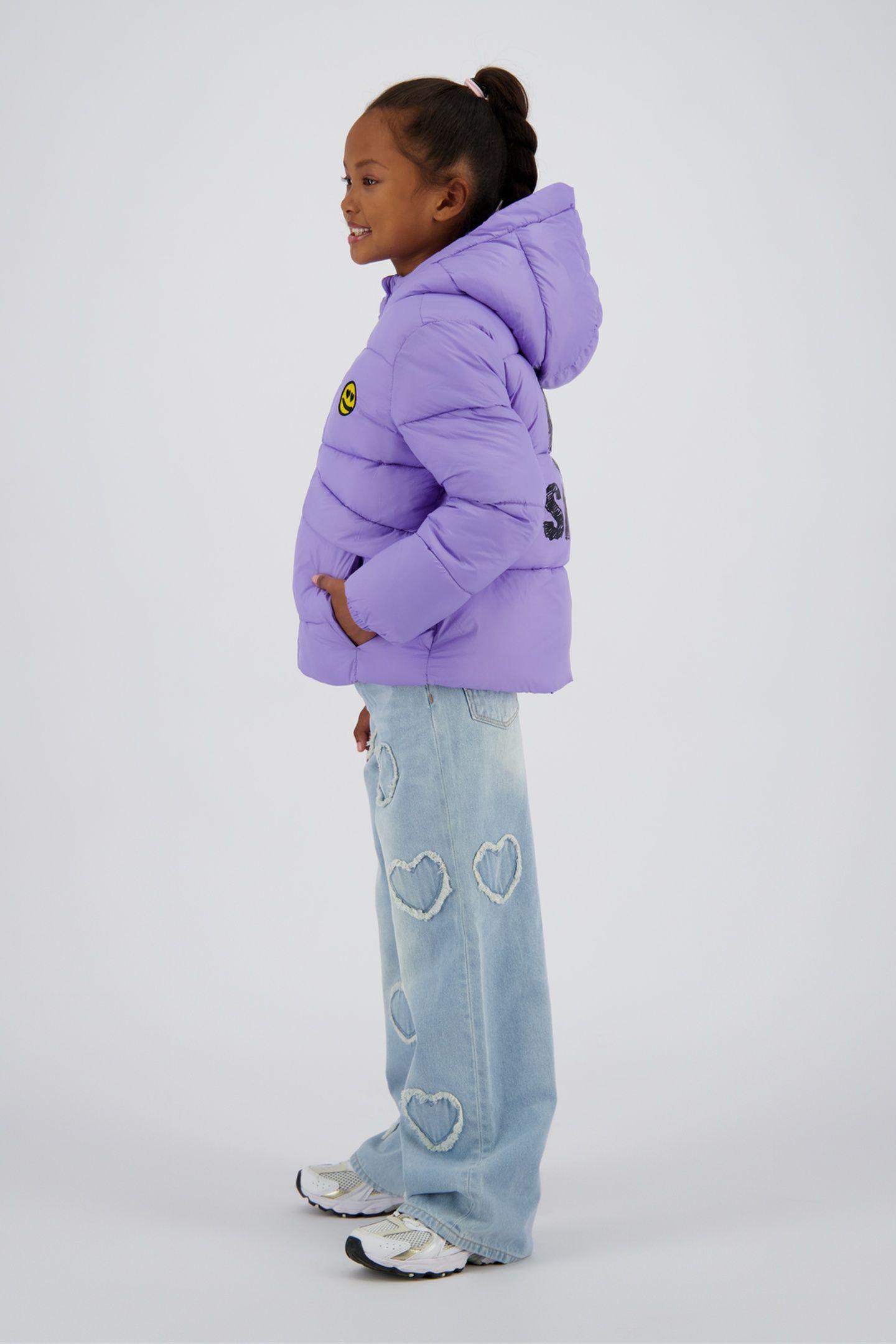 GIRLS TINZA JACKET OUTDOOR CANDY LILAC 3