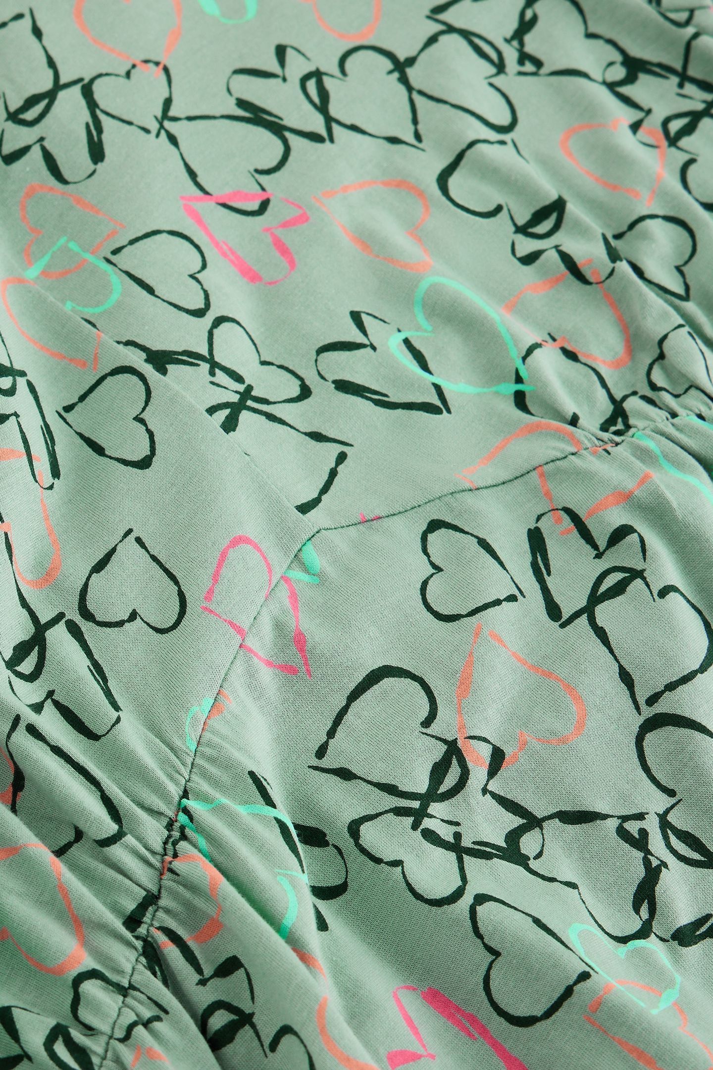GRACIE JERSEY DRESS GREEN MULTI 3