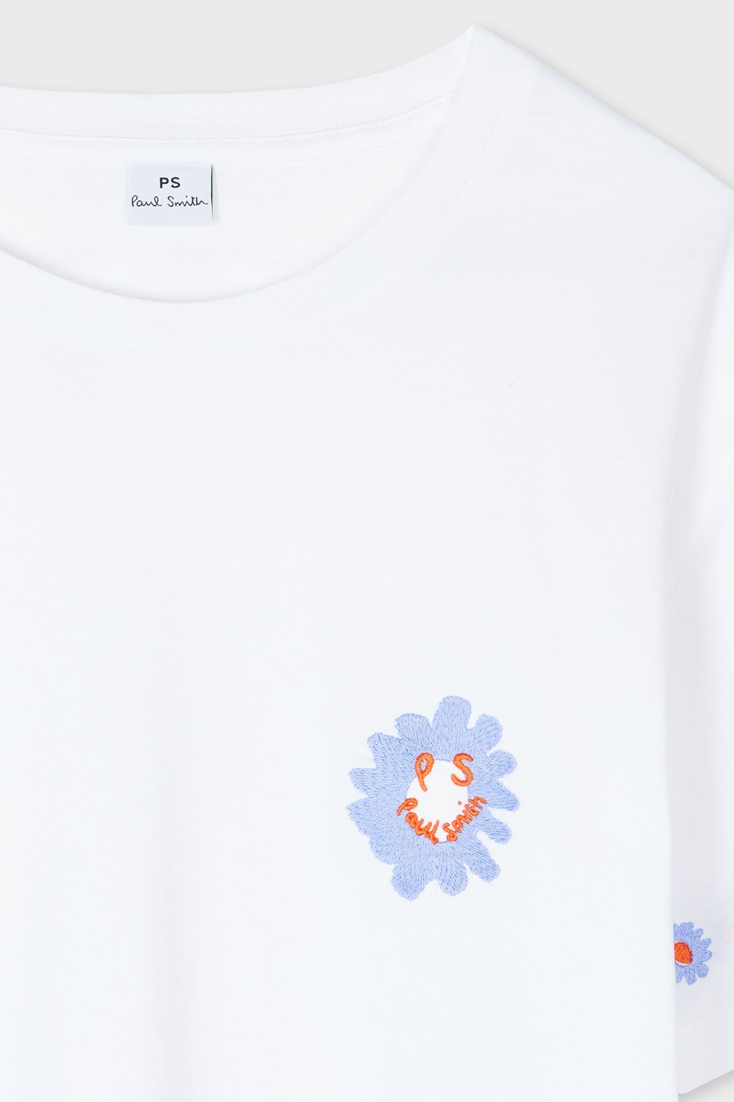 WOMENS DAISY EMB T-SHIRT WHITE 6