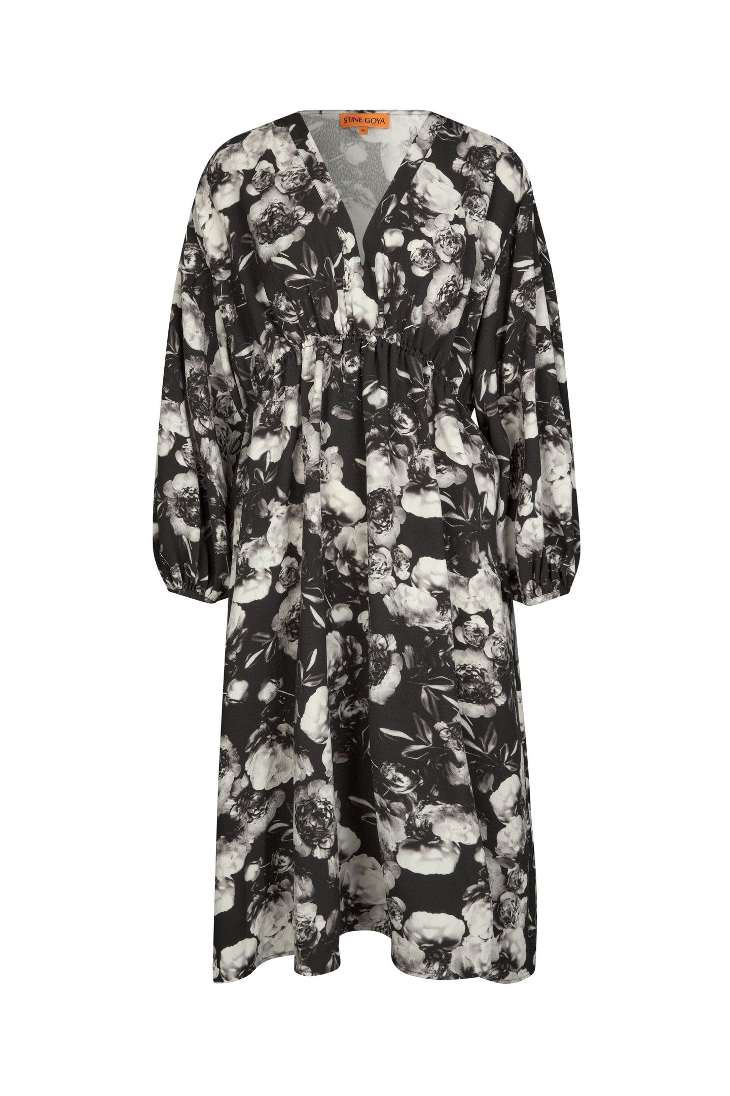 VEROMA DRESS MID METALIZED PEONIES 3