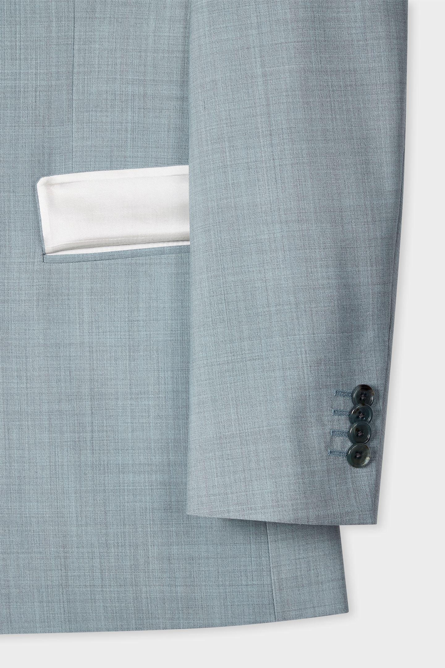 MENS TAILORED FIT 2 BUTTON SUIT COBALT BLUE 5