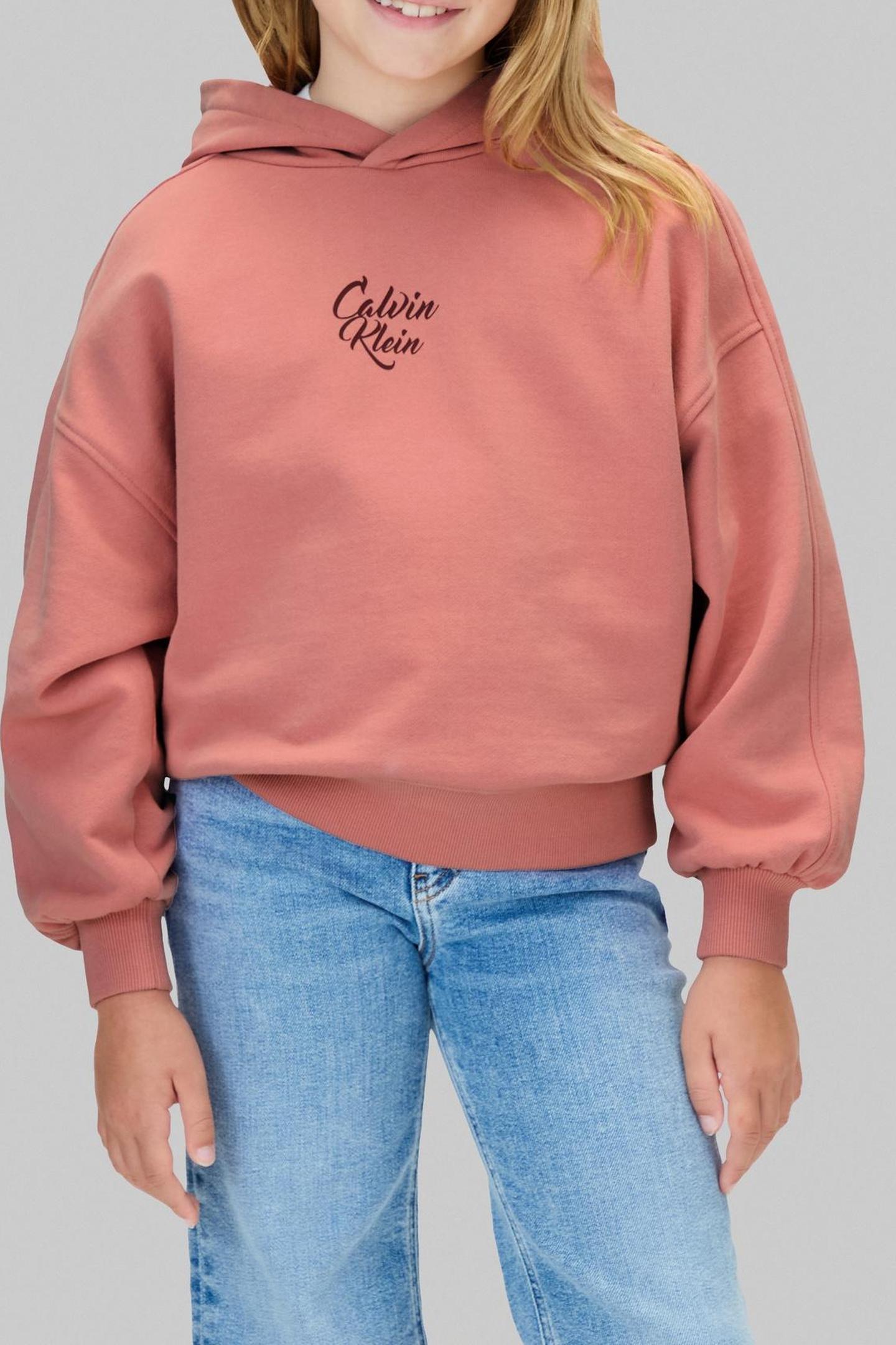 GIRLS SCRIPT LOGO GRAPHIC BRANDIED APRICOT 1
