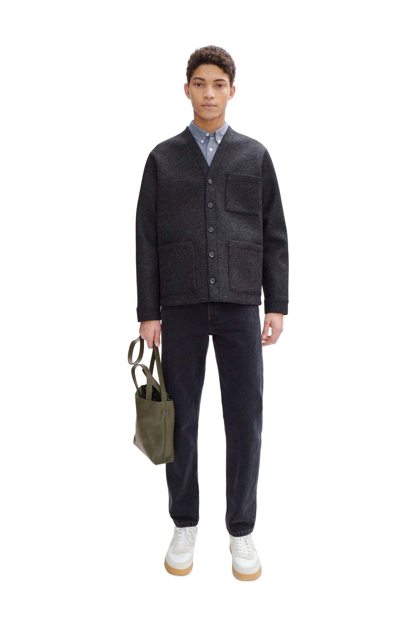 UNISEX JACKET AURELIEN HEATHERED CHARCOAL 1