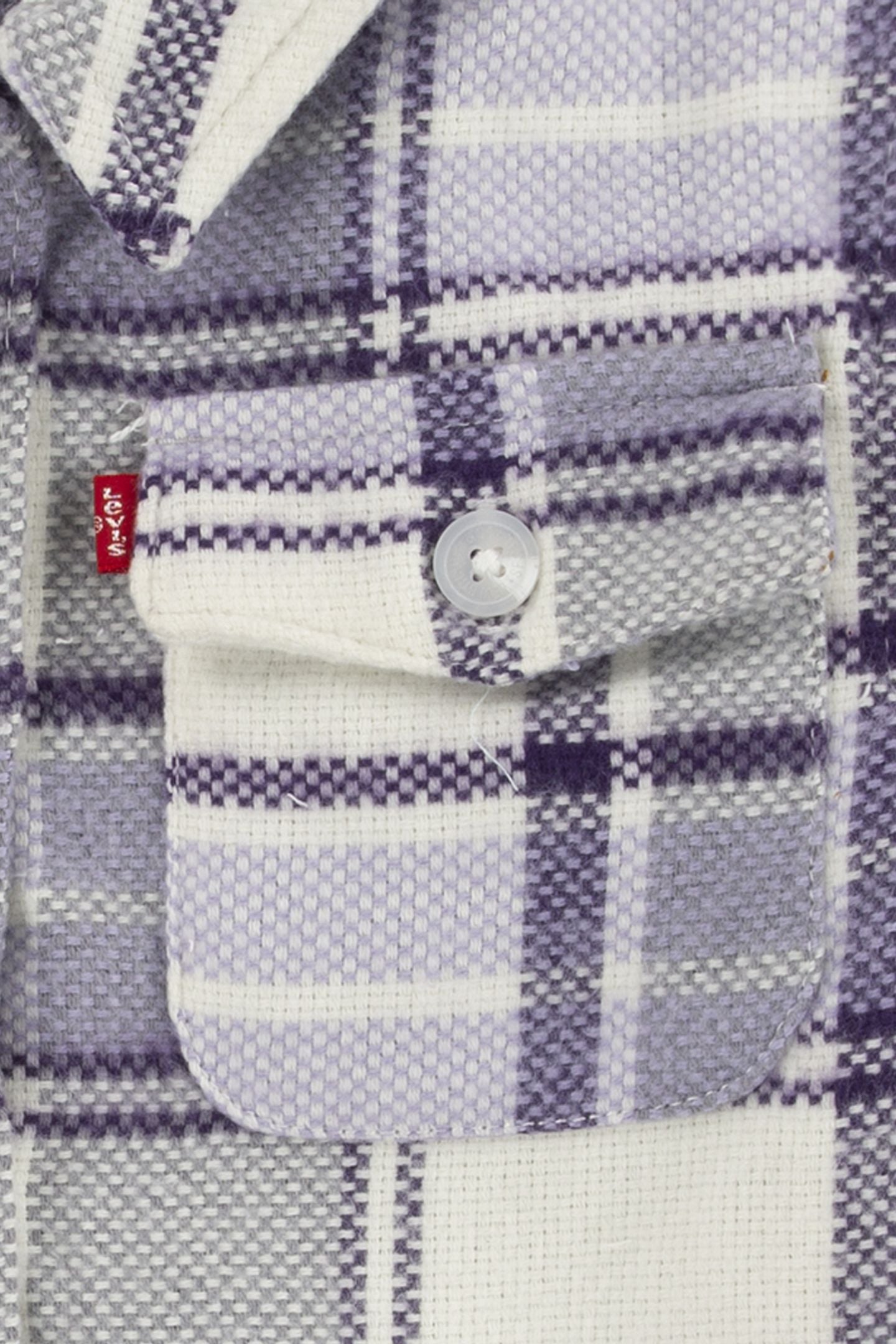 GIRLS OVERSIZED PLAID SHACKET HEIRLOOM LILAC 4