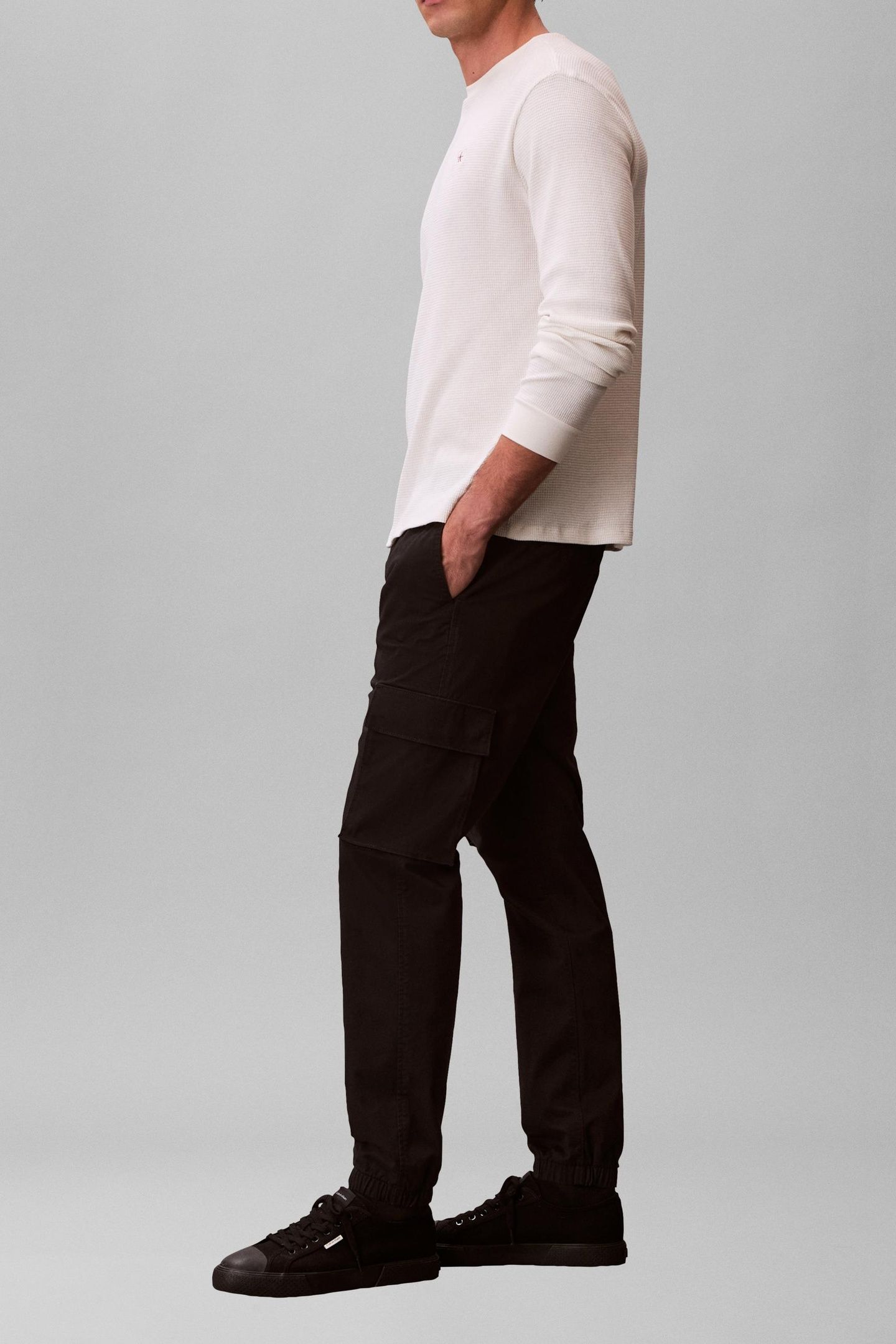 SKINNY COMFORT COTTON BLACK 3