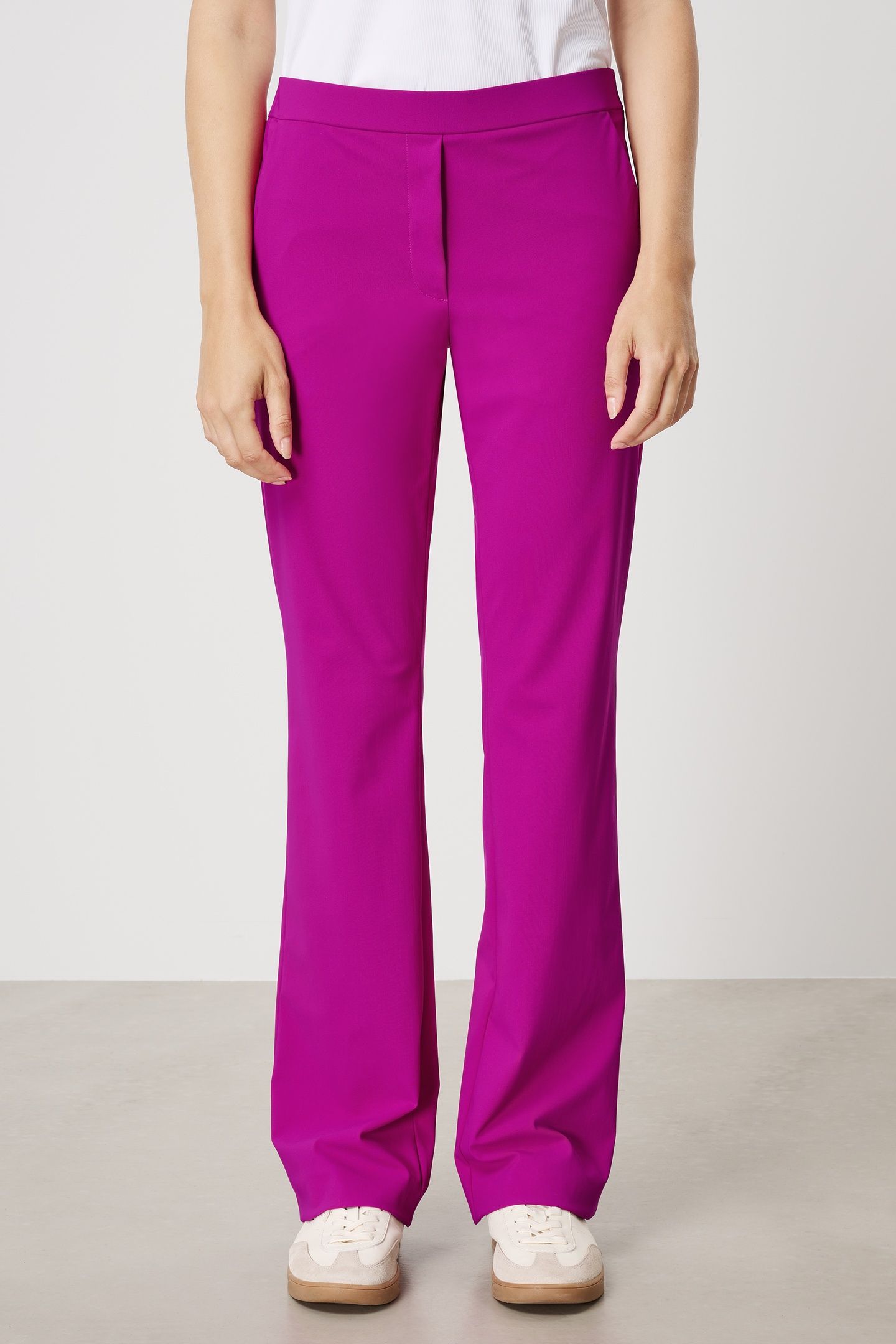 LONG BASIC PANTS WILD BERRY 1