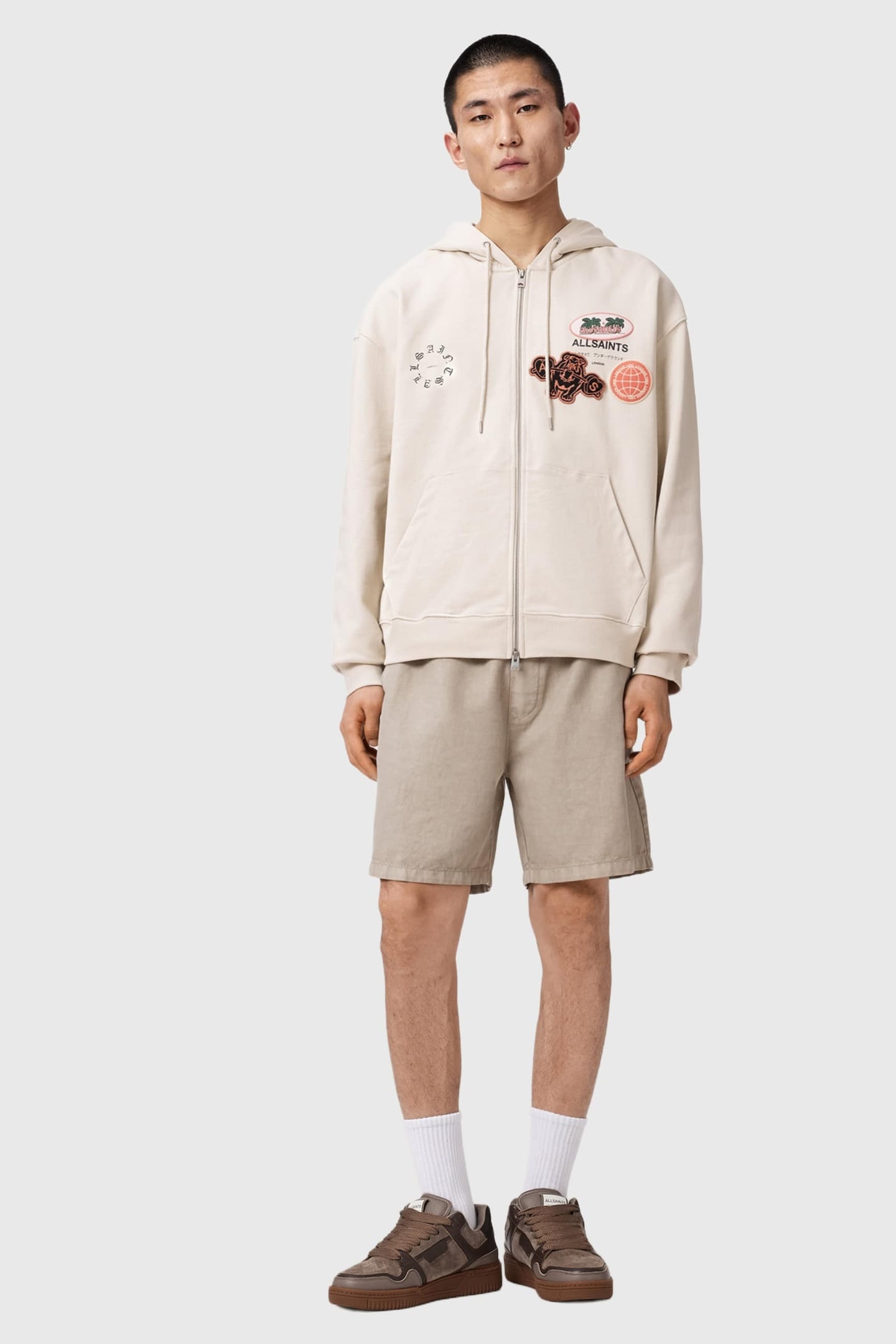 PATCHER ZIP THROUGH DUSK WHITE 2