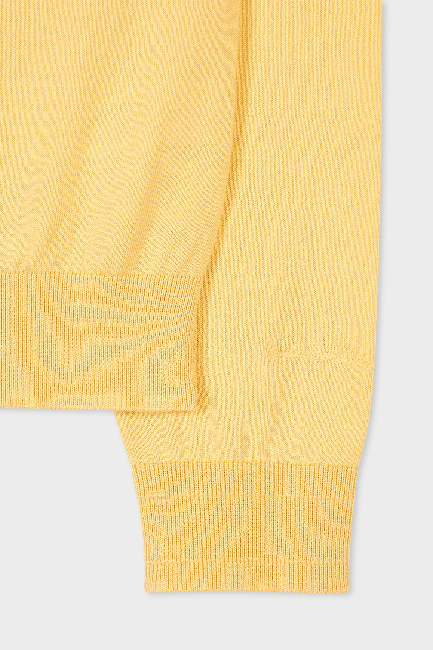 MENS SWEATER CREW NECK YELLOW 6