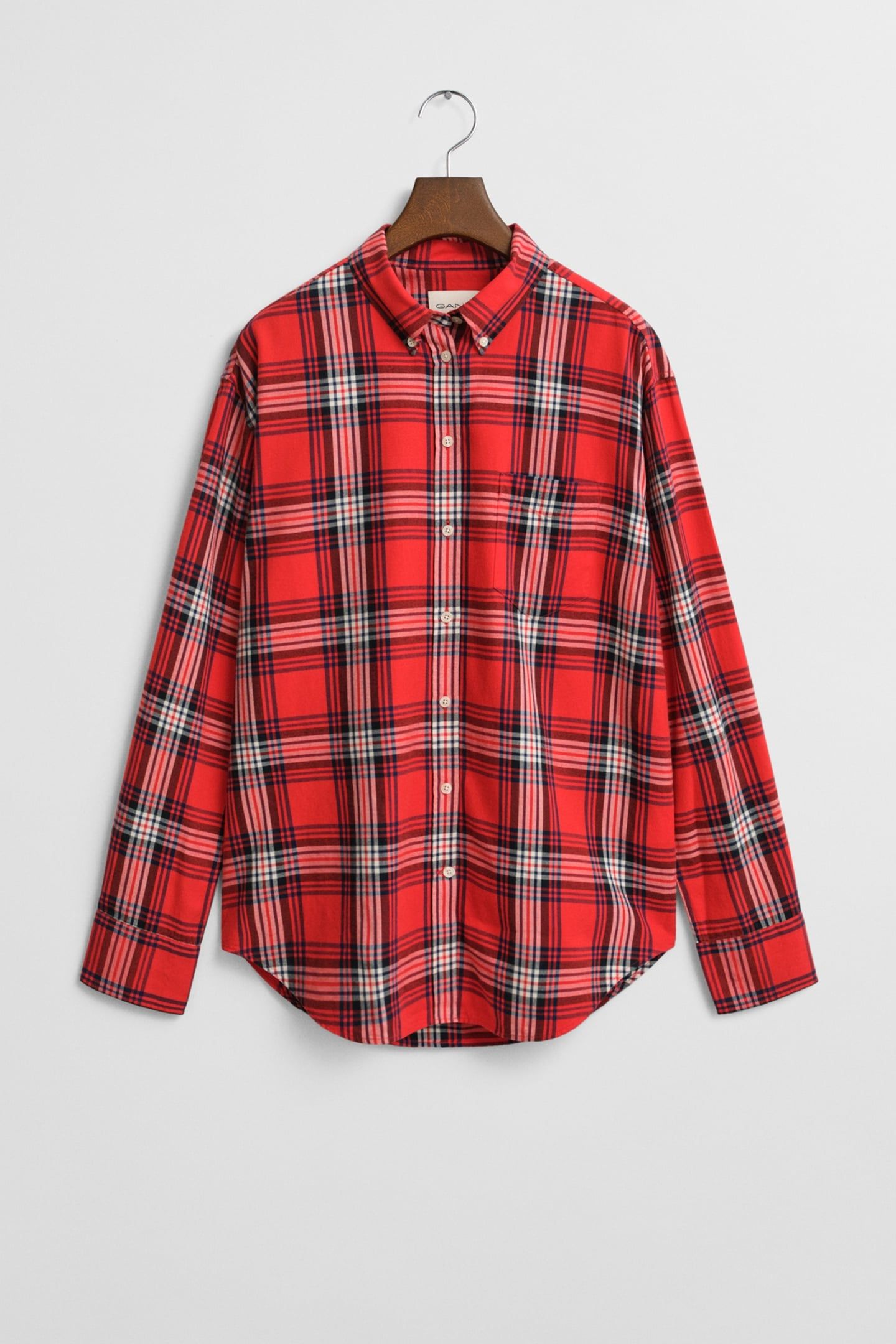REL CHECKED FLANNEL BD SHIRT RUBY RED 4