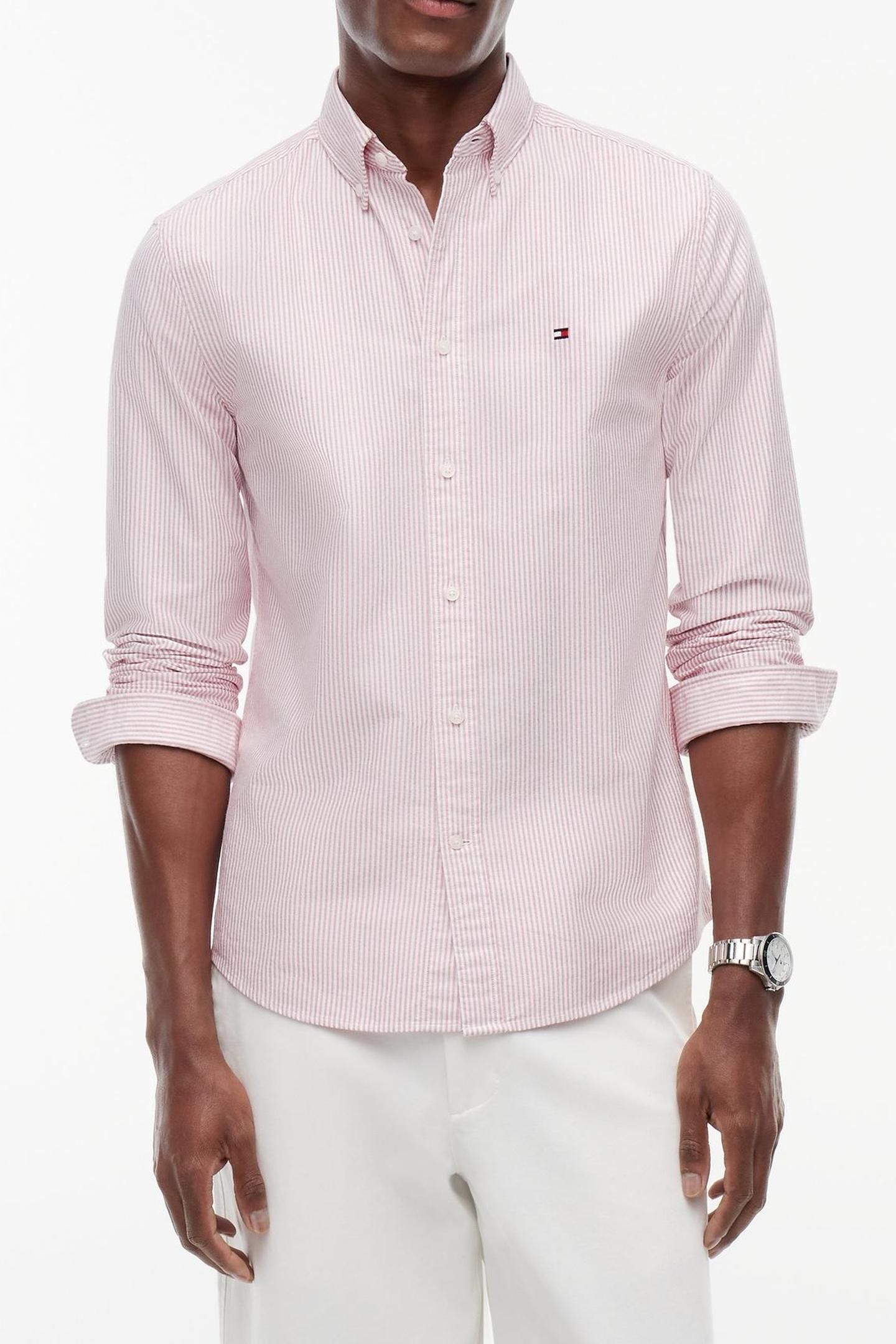 HERITAGE OXFORD STRIPE MEDIUM RED/STRIPE 1