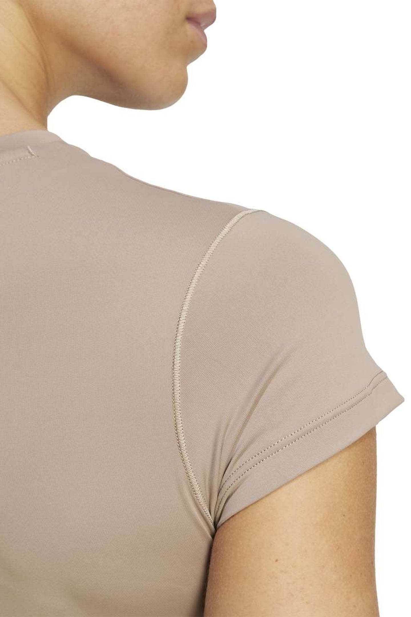HYG RIB BABY TEE CHALKY BROWN 6