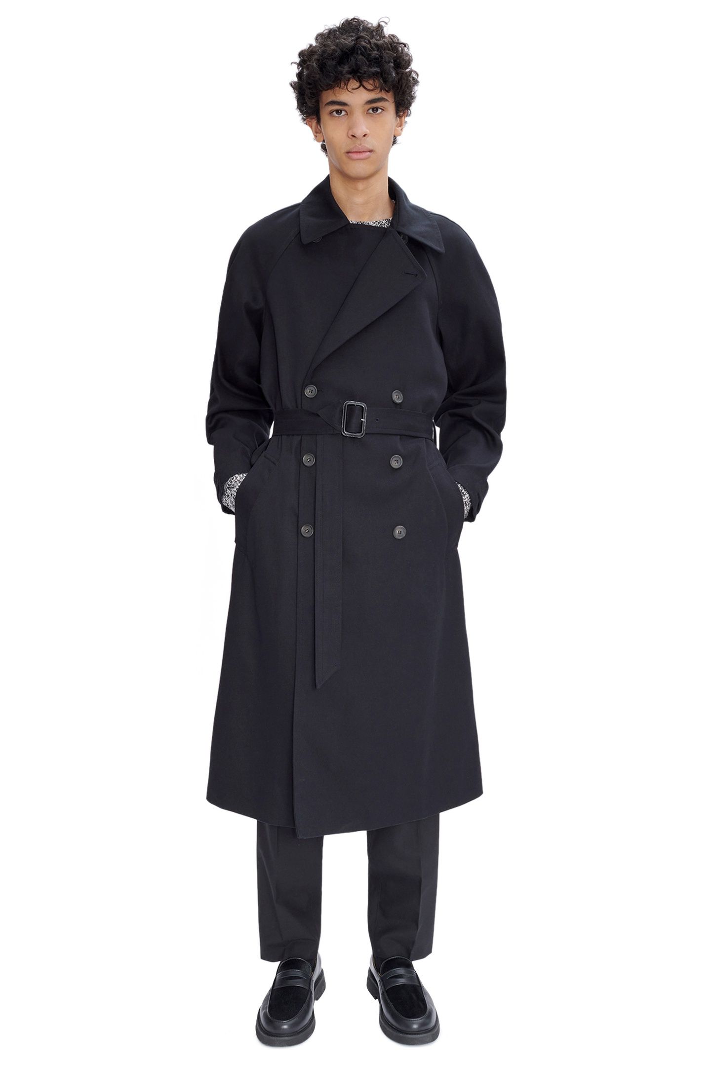 UNISEX TRENCH COAT LOU BLACK 1