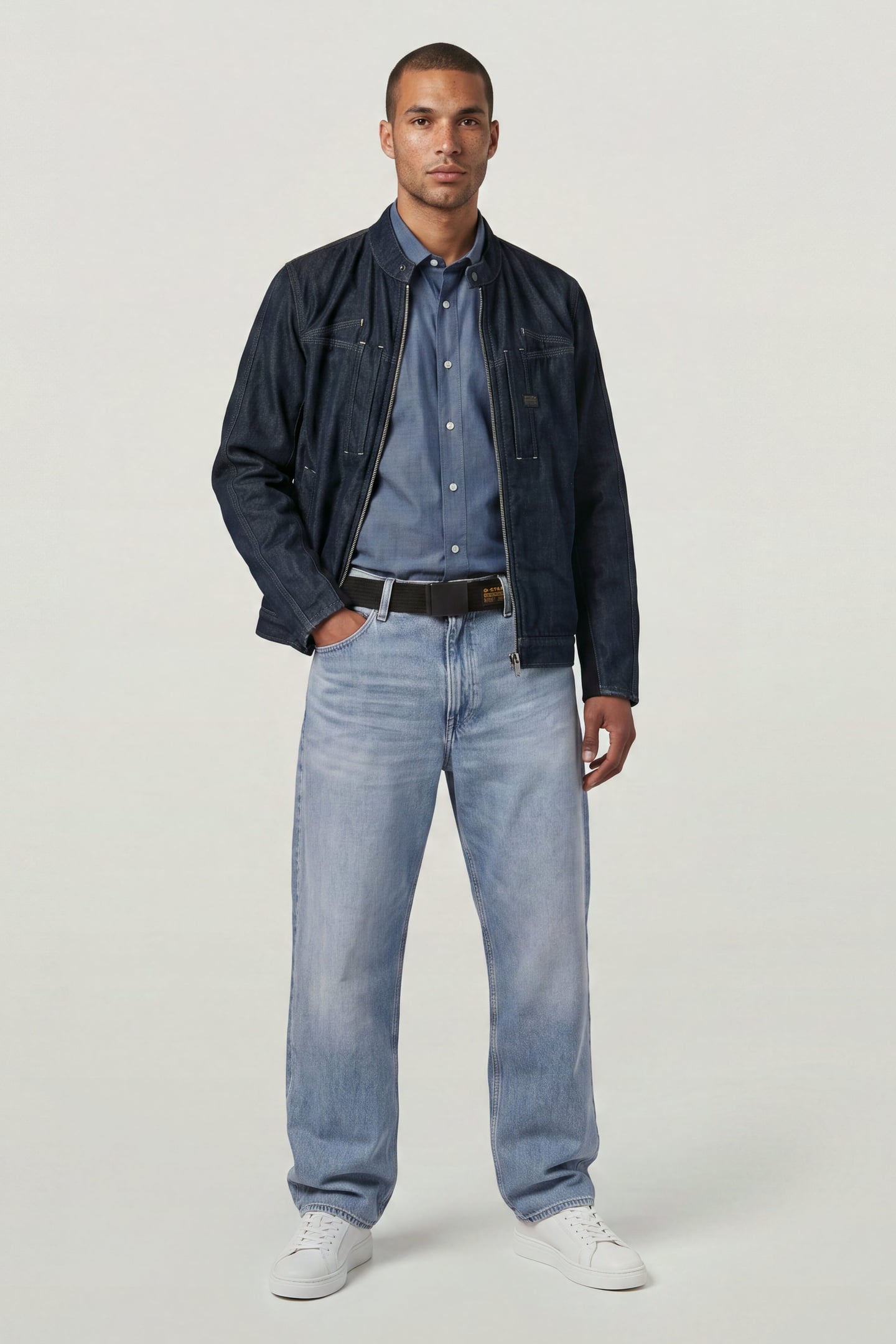 MODSON STRAIGHT CHINO LIGHT/PASTEL BLUE 3