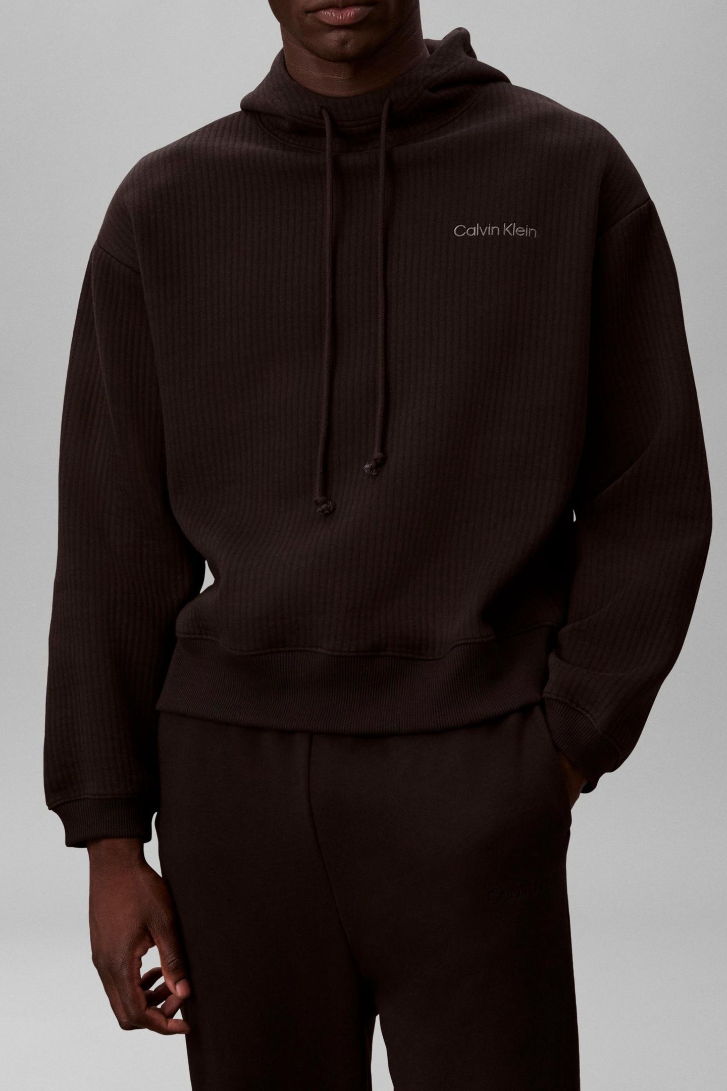 QUILTED HOODIE BLACK 1
