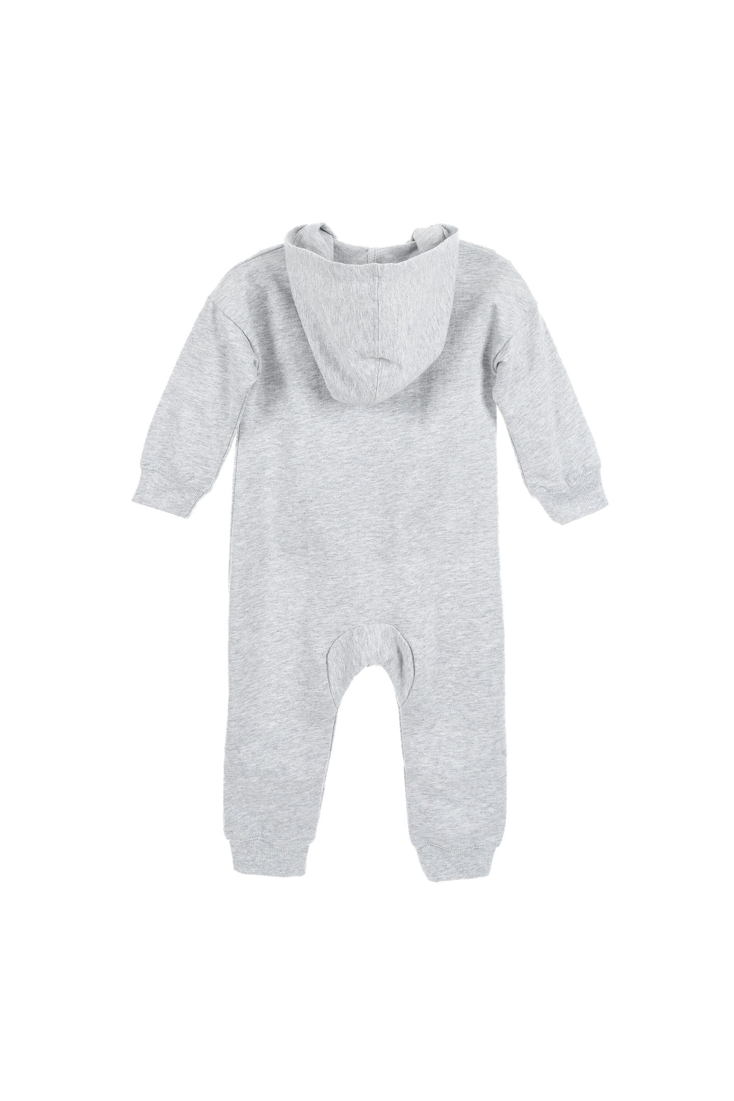 GIRLS ZIP PLAY ALL DAY COVERALL GRAY HEATHER 2