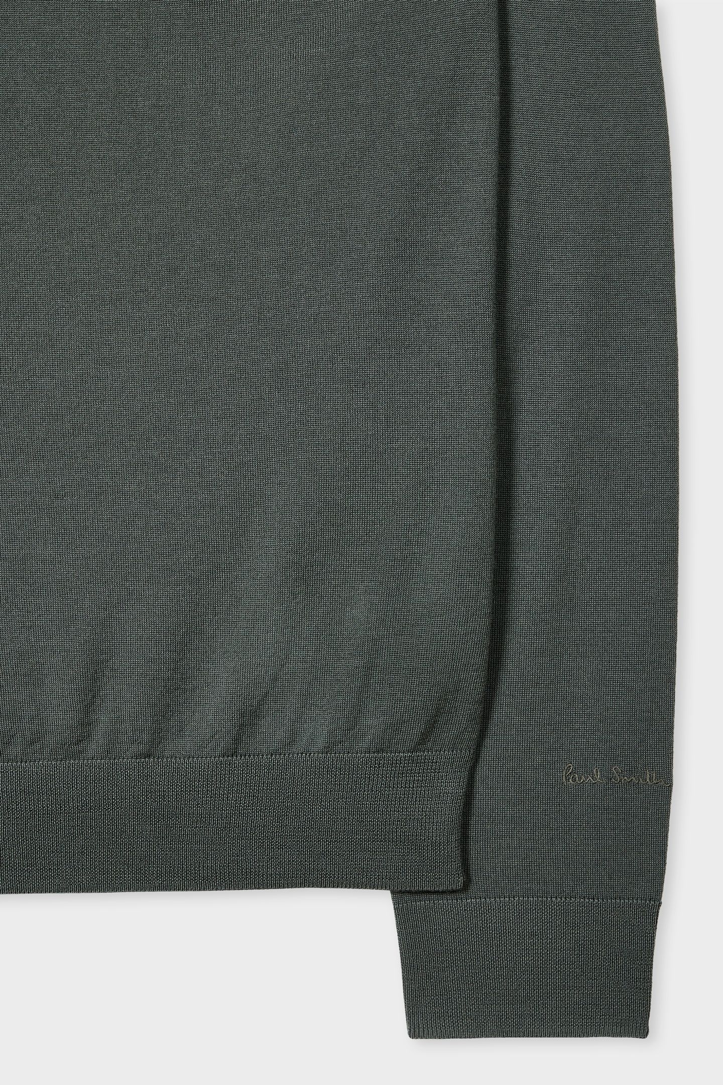 MENS SWEATER CREW NECK PETROL GREEN 6