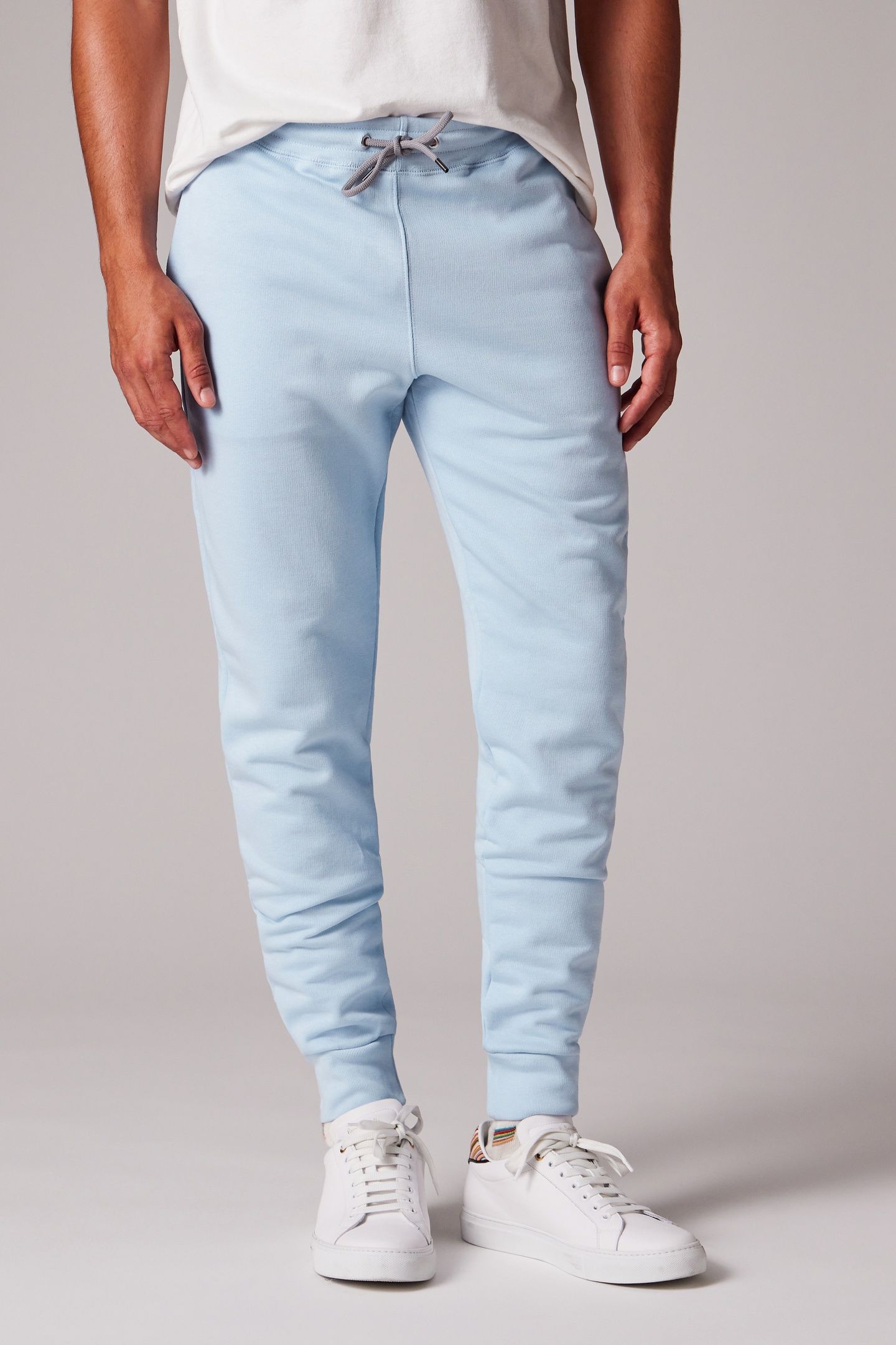 MENS SLIM FIT JOGGER ZEBRA LIGHT BLUE 1